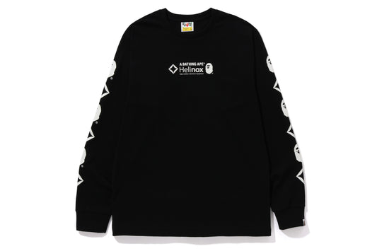 BAPE × Helinox GLOW IN THE DARK LONG SLEEVE T-SHIRT - Black