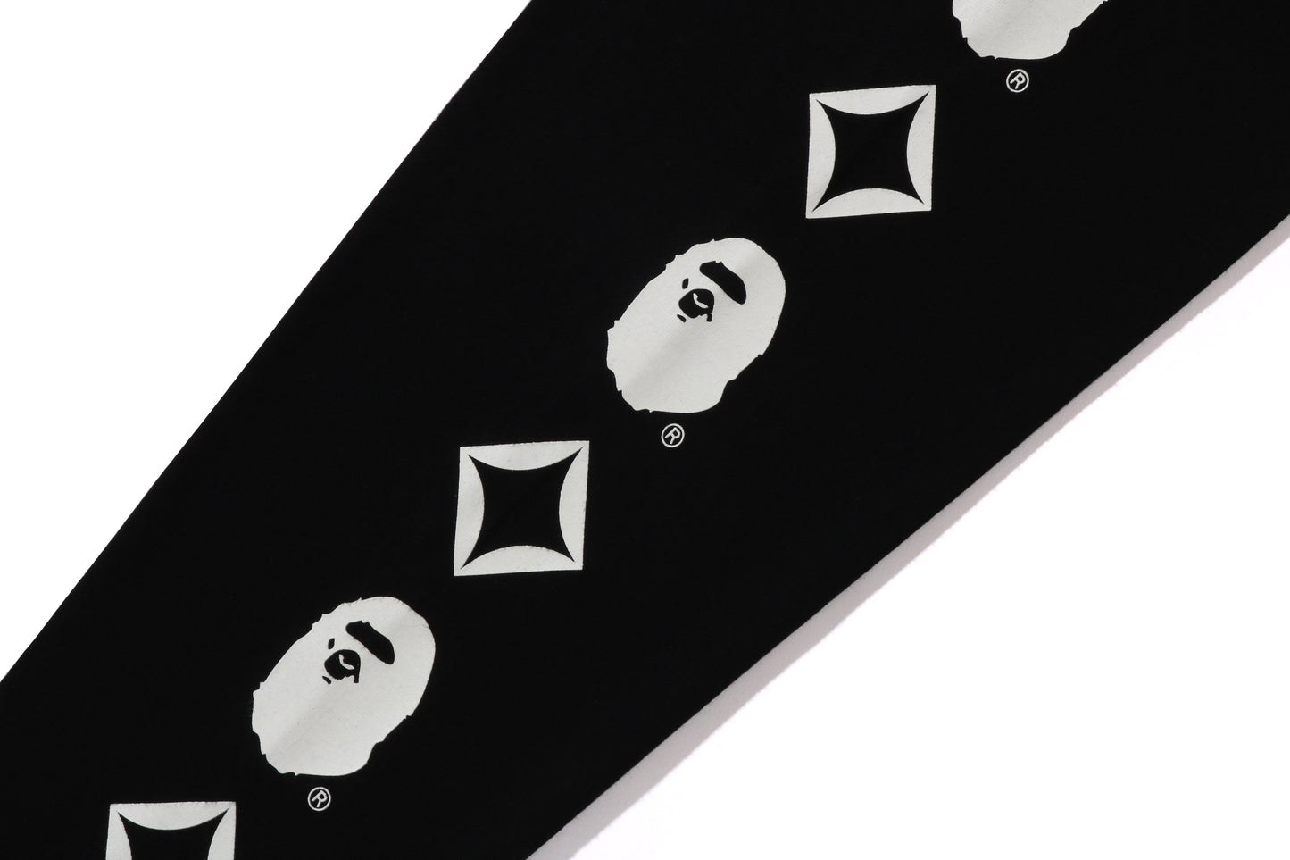 BAPE × Helinox GLOW IN THE DARK LONG SLEEVE T-SHIRT - Black