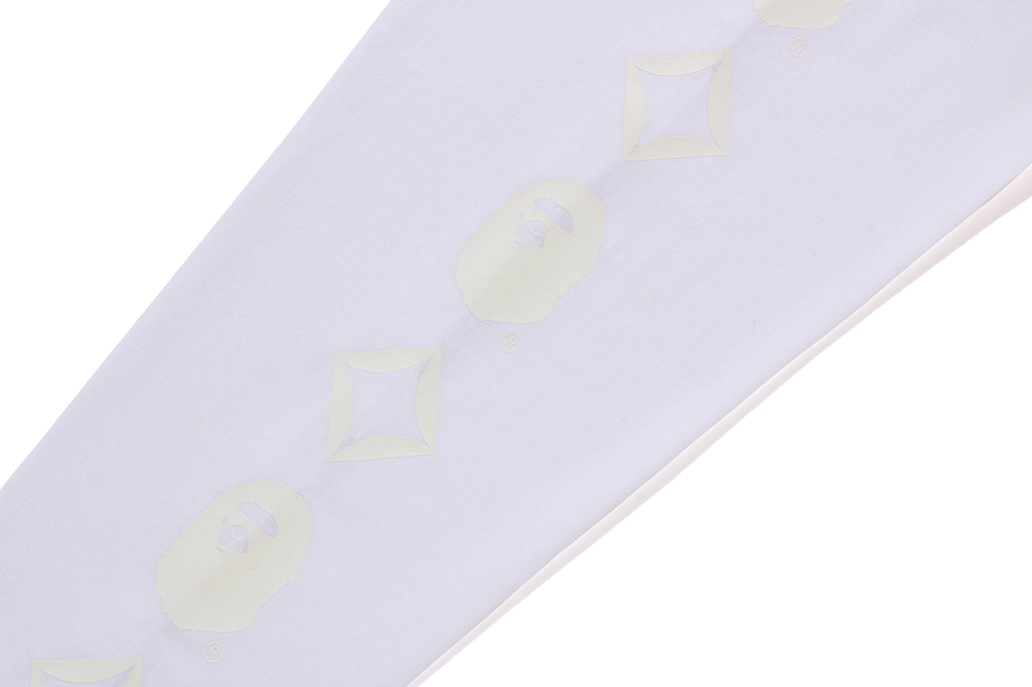 BAPE × Helinox GLOW IN THE DARK LONG SLEEVE T-SHIRT - White
