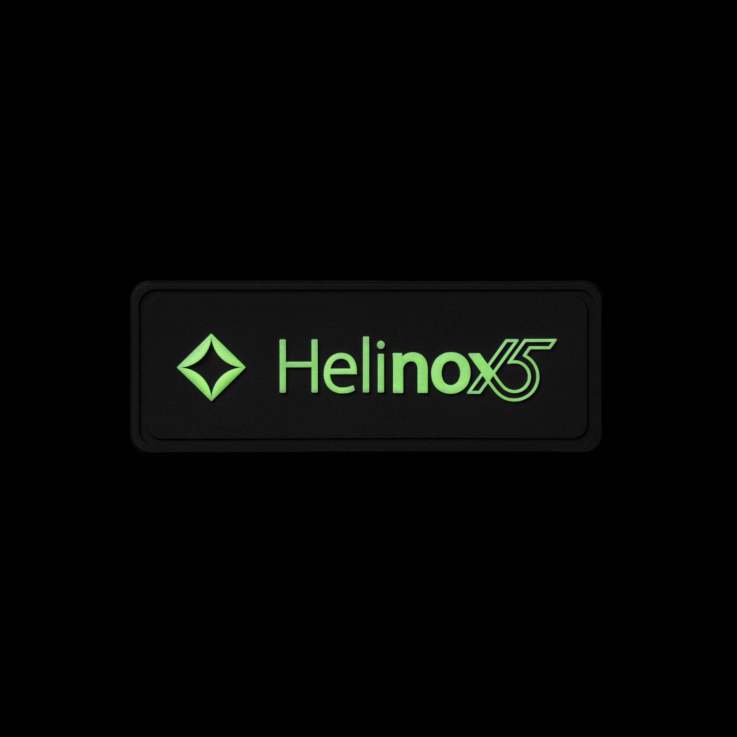 Helinox 15th Anniversary Silicon Patch(3ea/1set) - Black / Lumi