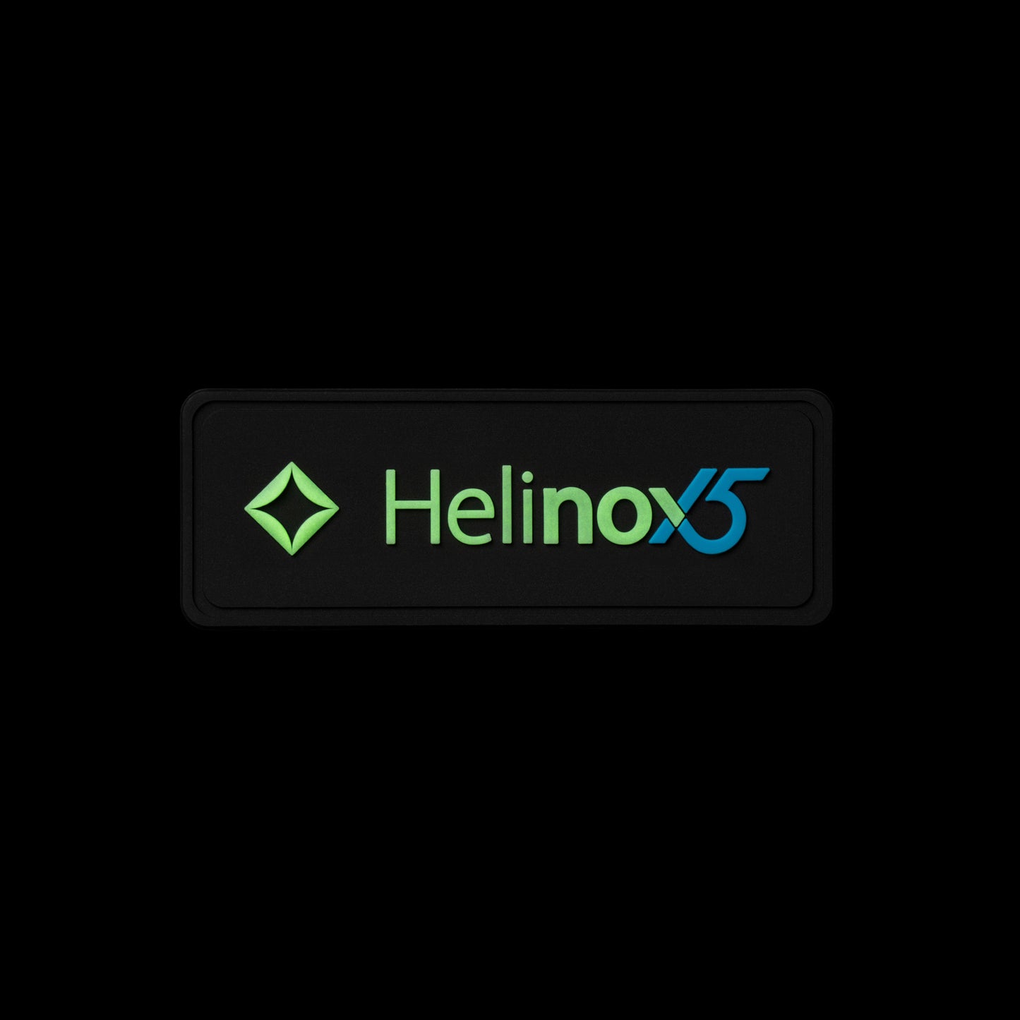 Helinox 15th Anniversary Silicon Patch(2ea/set) - Black / Lumi / Cyan C