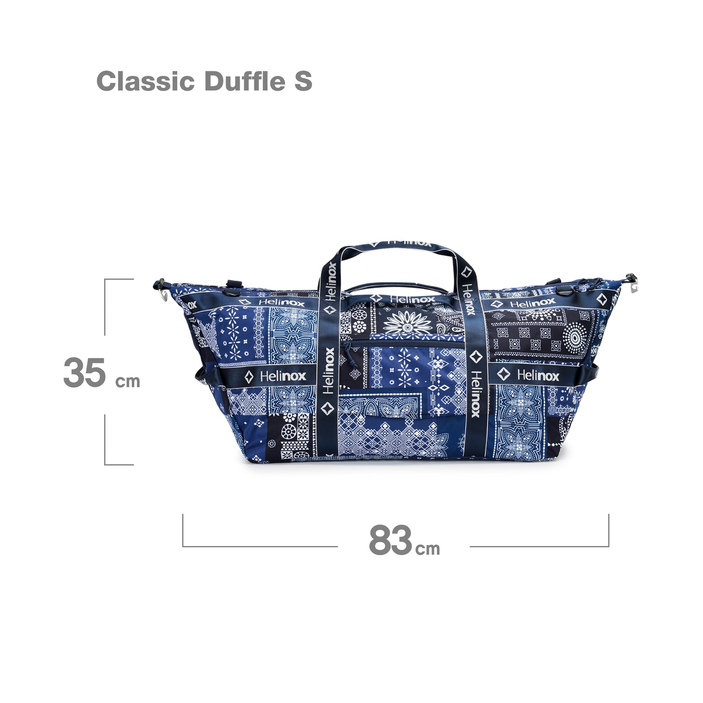 Classic Duffle S (Classic Tote) - Blue Bandanna Quilt