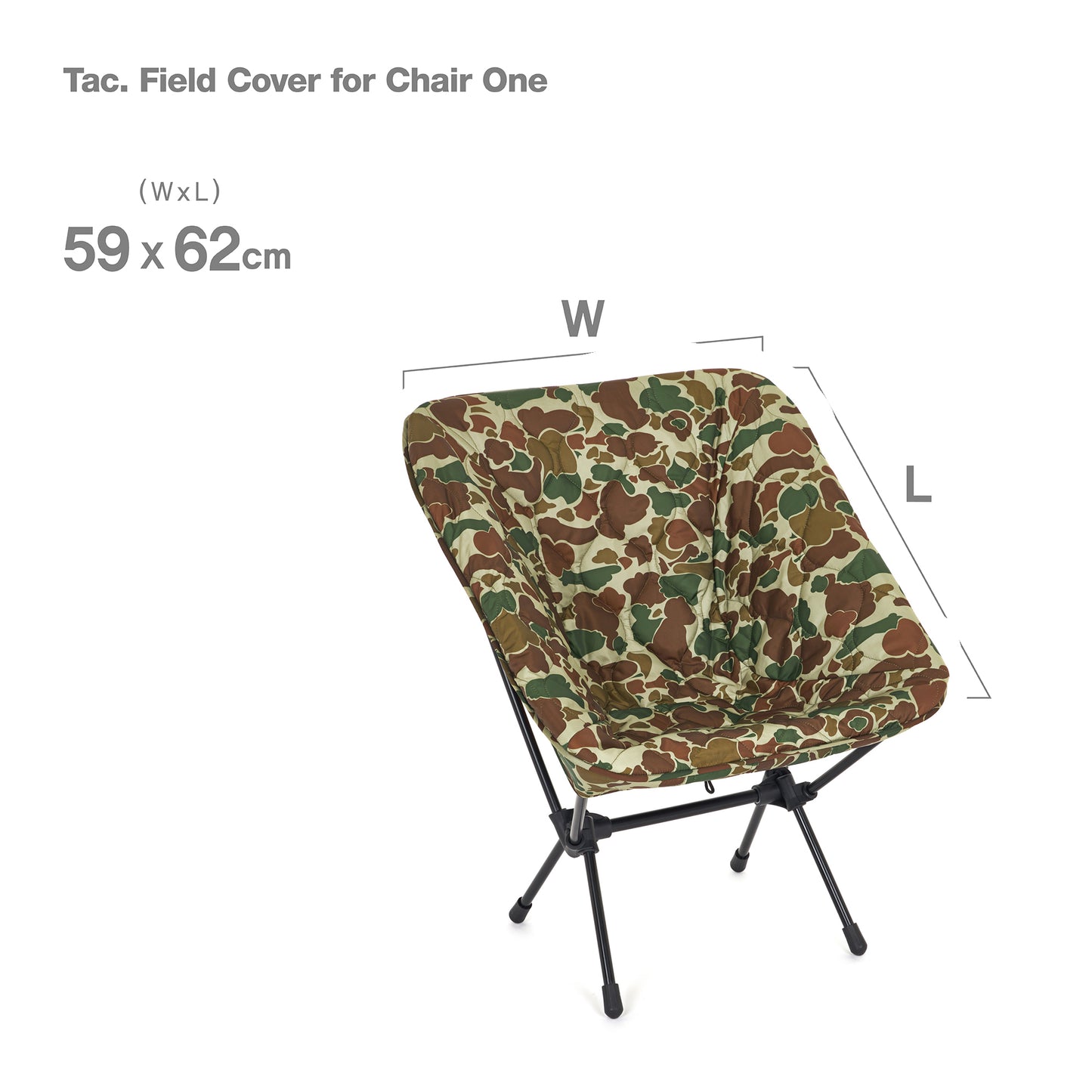 Tac. Field Cover for Chair One - Duck Camo / Orange