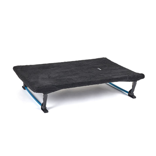 Fleece Insulated Dog Cot Cover L - Black