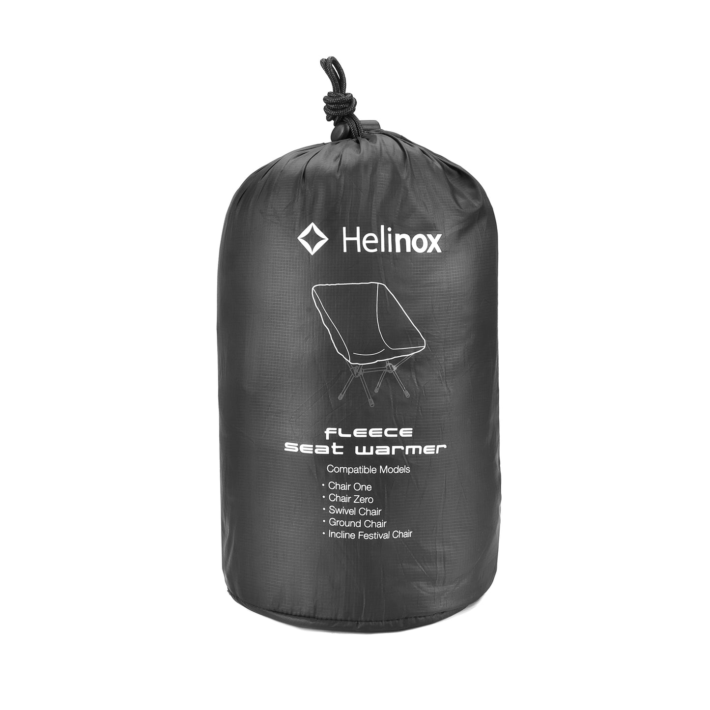 Fleece Seat Warmer for Chair One - Black