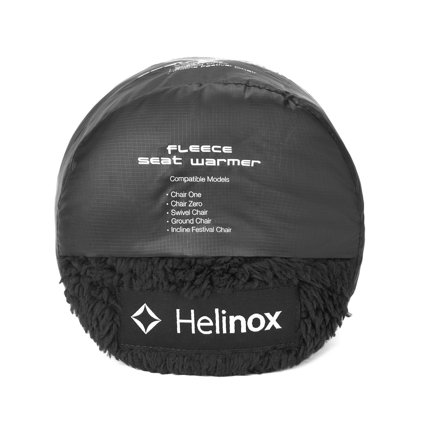 Fleece Seat Warmer for Chair One - Black