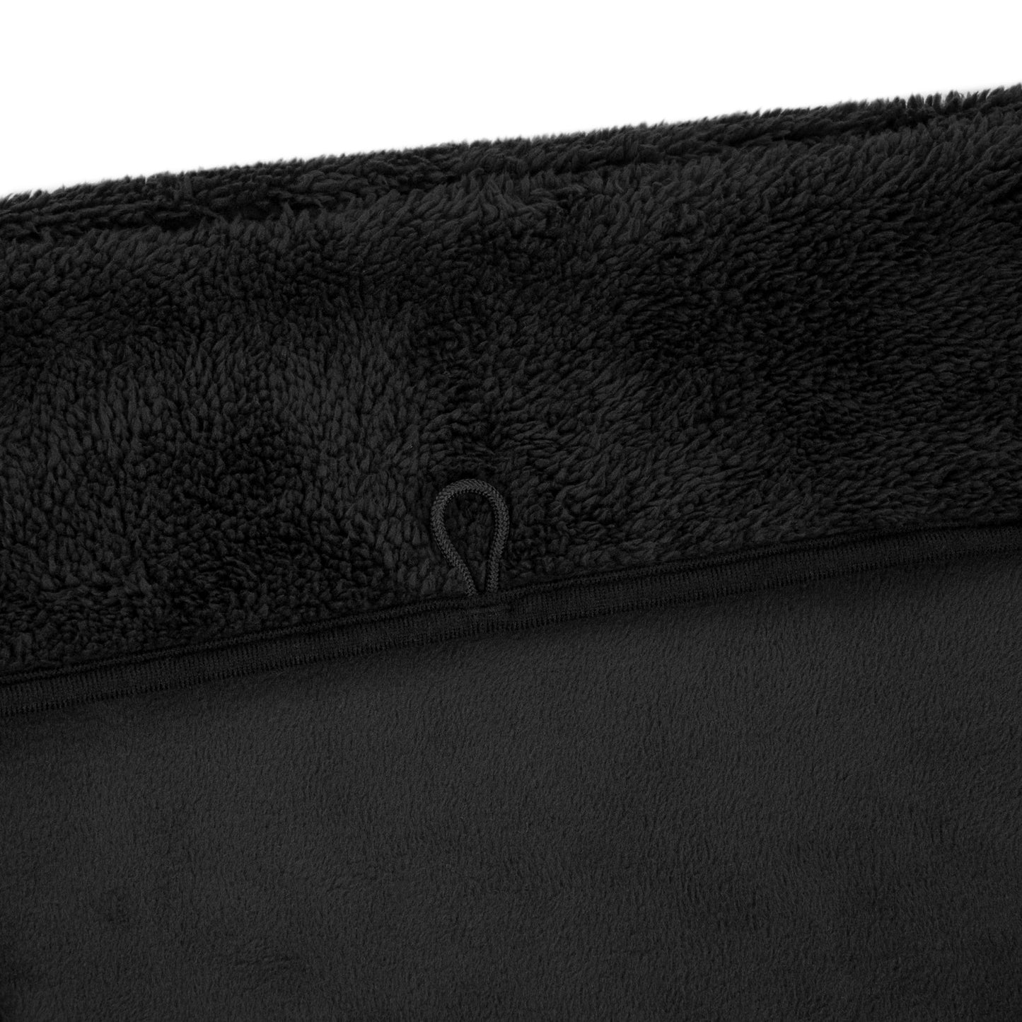 Fleece Seat Warmer for Chair One L / (re) - Black