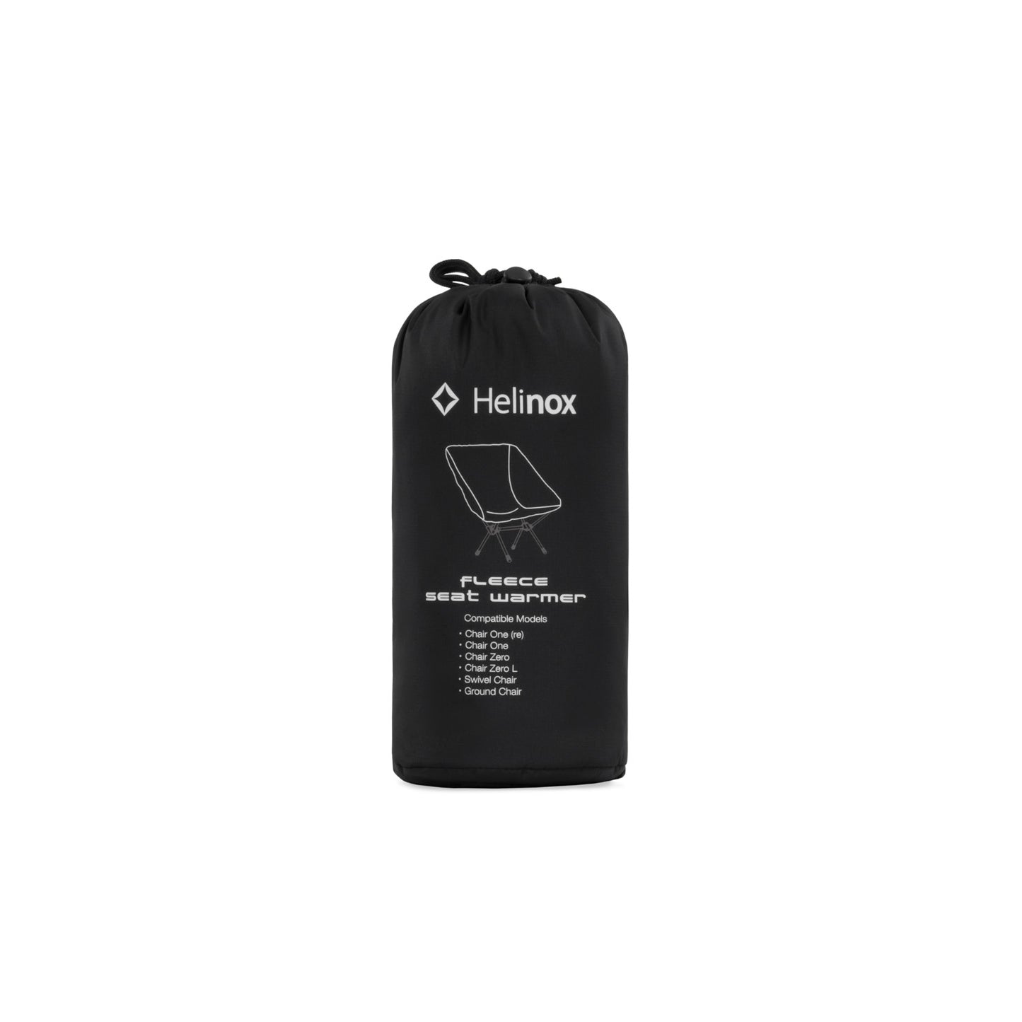 Fleece Seat Warmer for Chair One L / (re) - Black