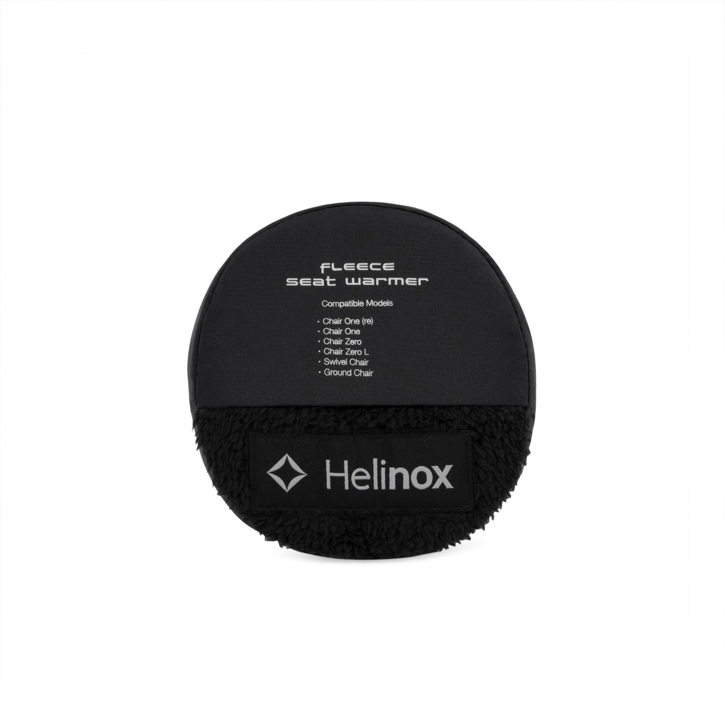 Fleece Seat Warmer for Chair One L / (re) - Black