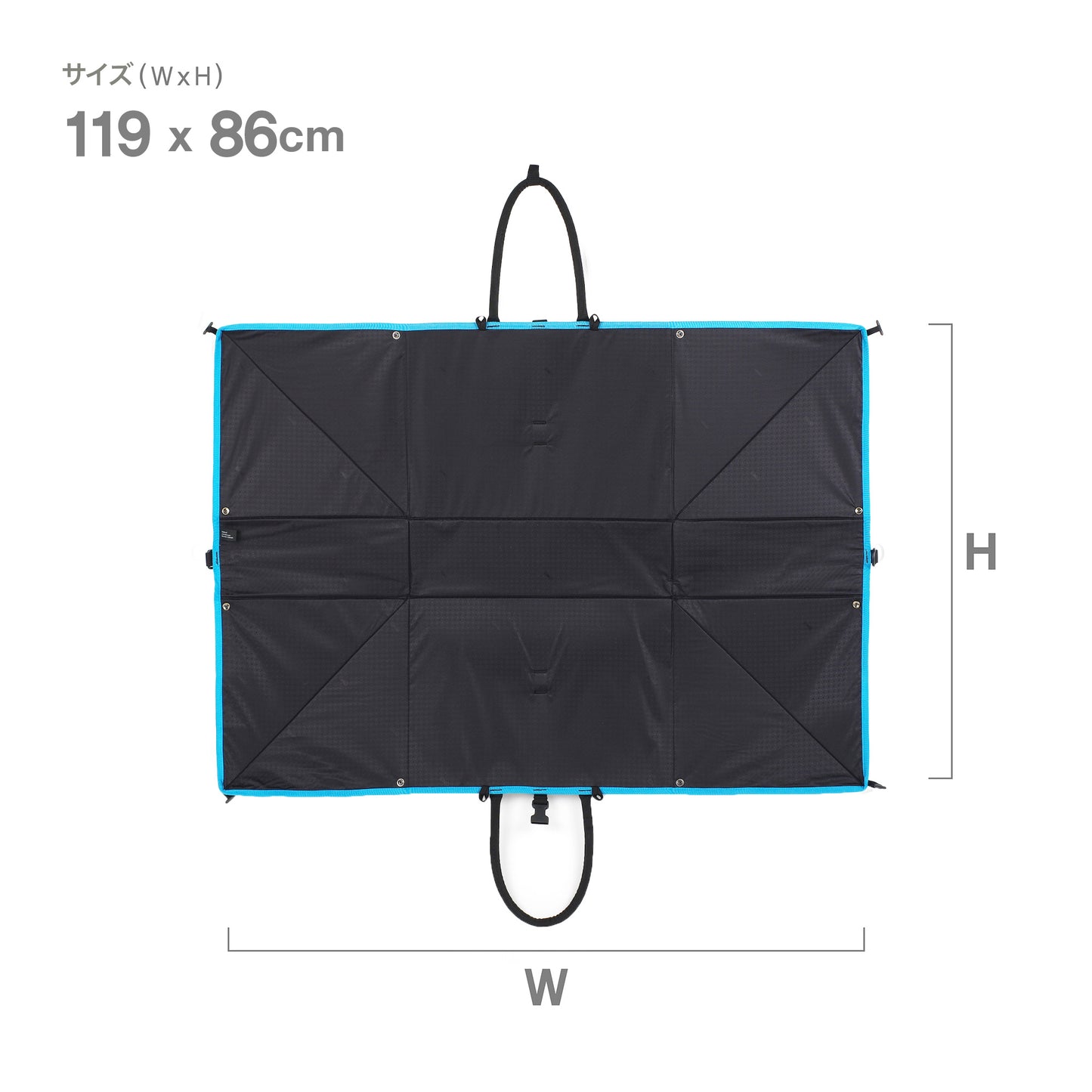 Folding Tote(origami tote) - Black