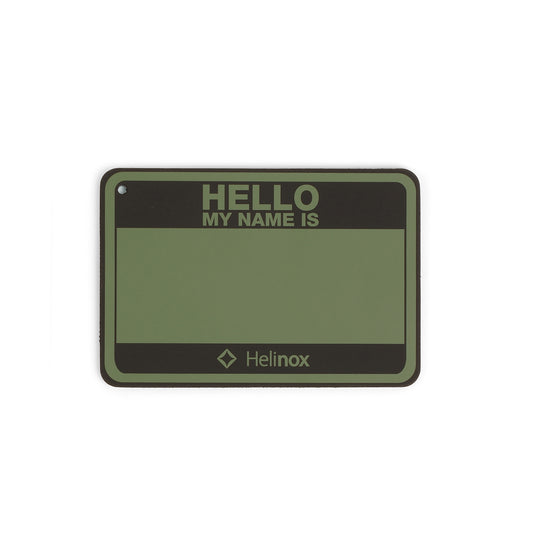 Hello my name is Patch - Black / Foliage Green