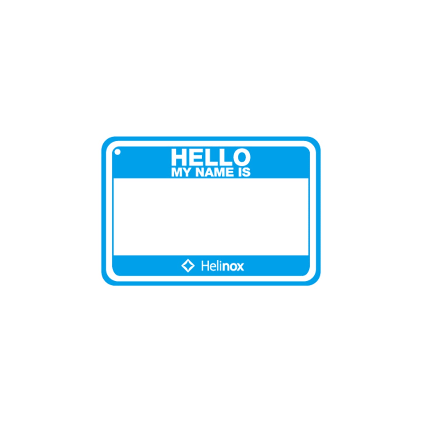 Hello my name is Patch - Blue / White