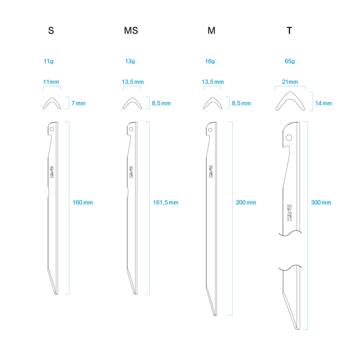 J-Stake T Set - F10 Black