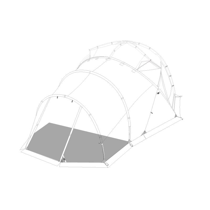 Nona Dome 4.0 Bedroom Footprint - Black