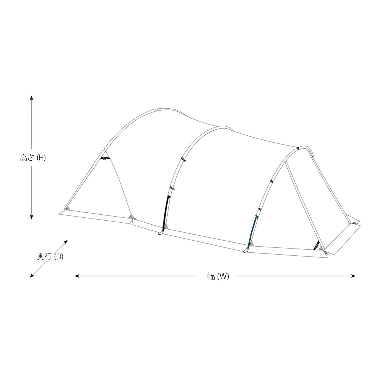 Nona Dome 4.0 Bedroom - Blackout Edition