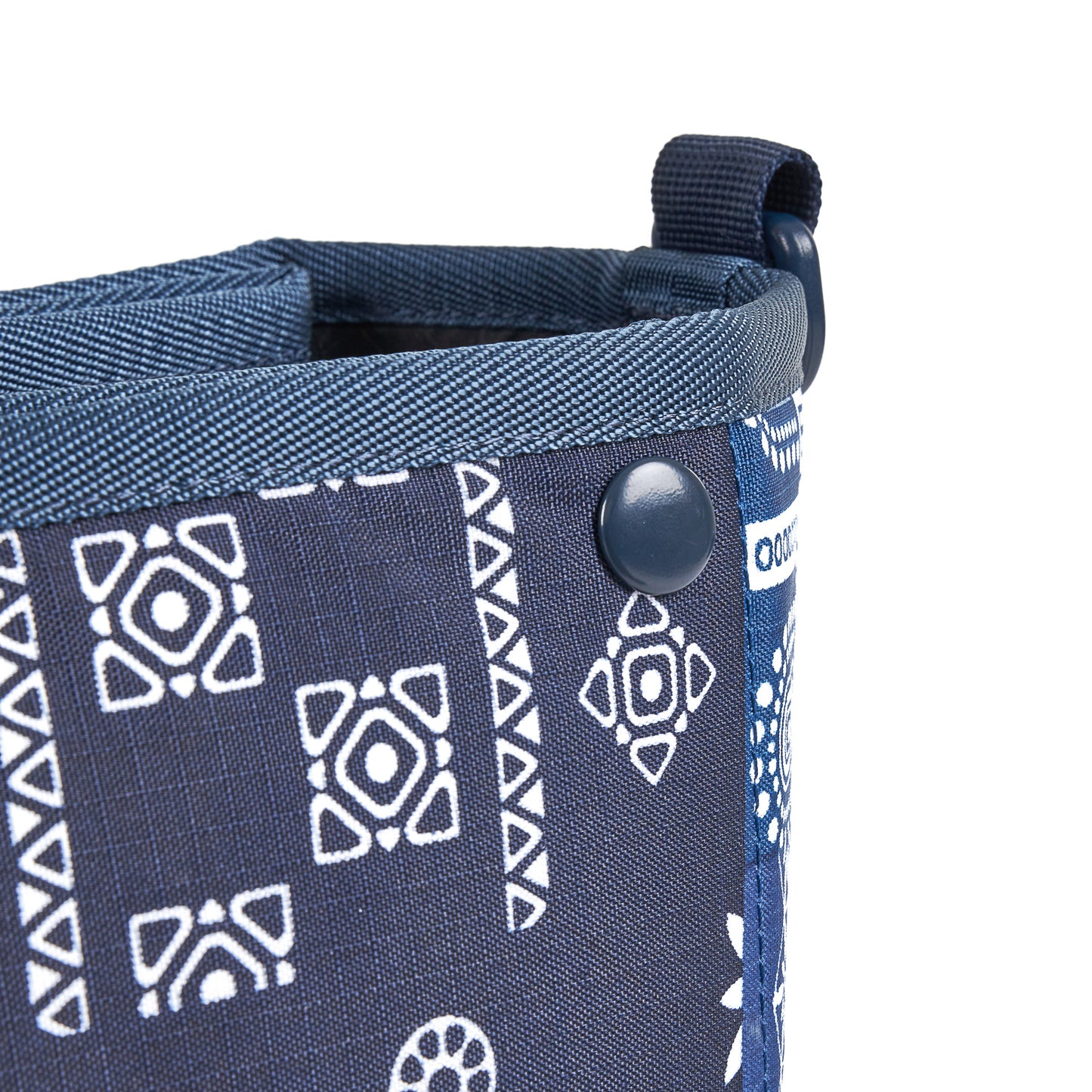 Folding Tote(origami tote) - Blue Bandanna Quilt