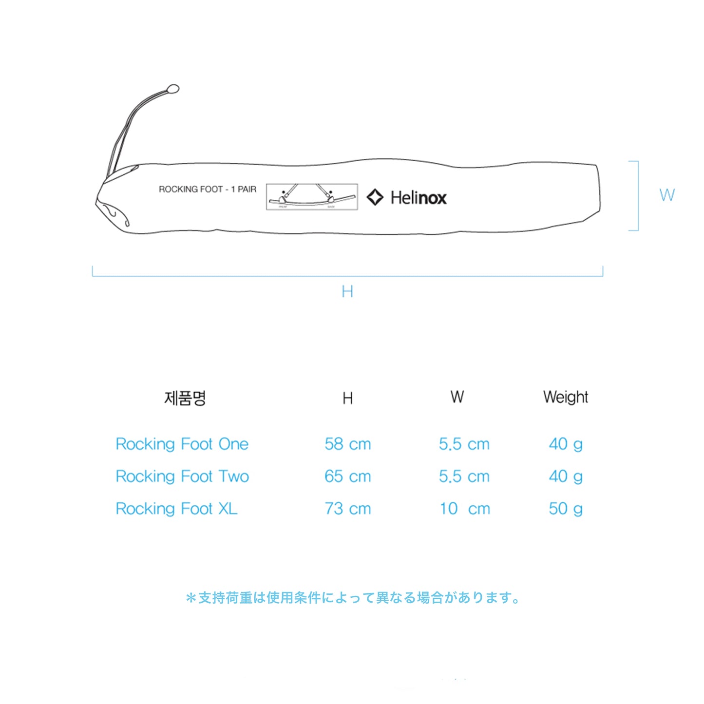 Rocking Foot for Chair One - Black