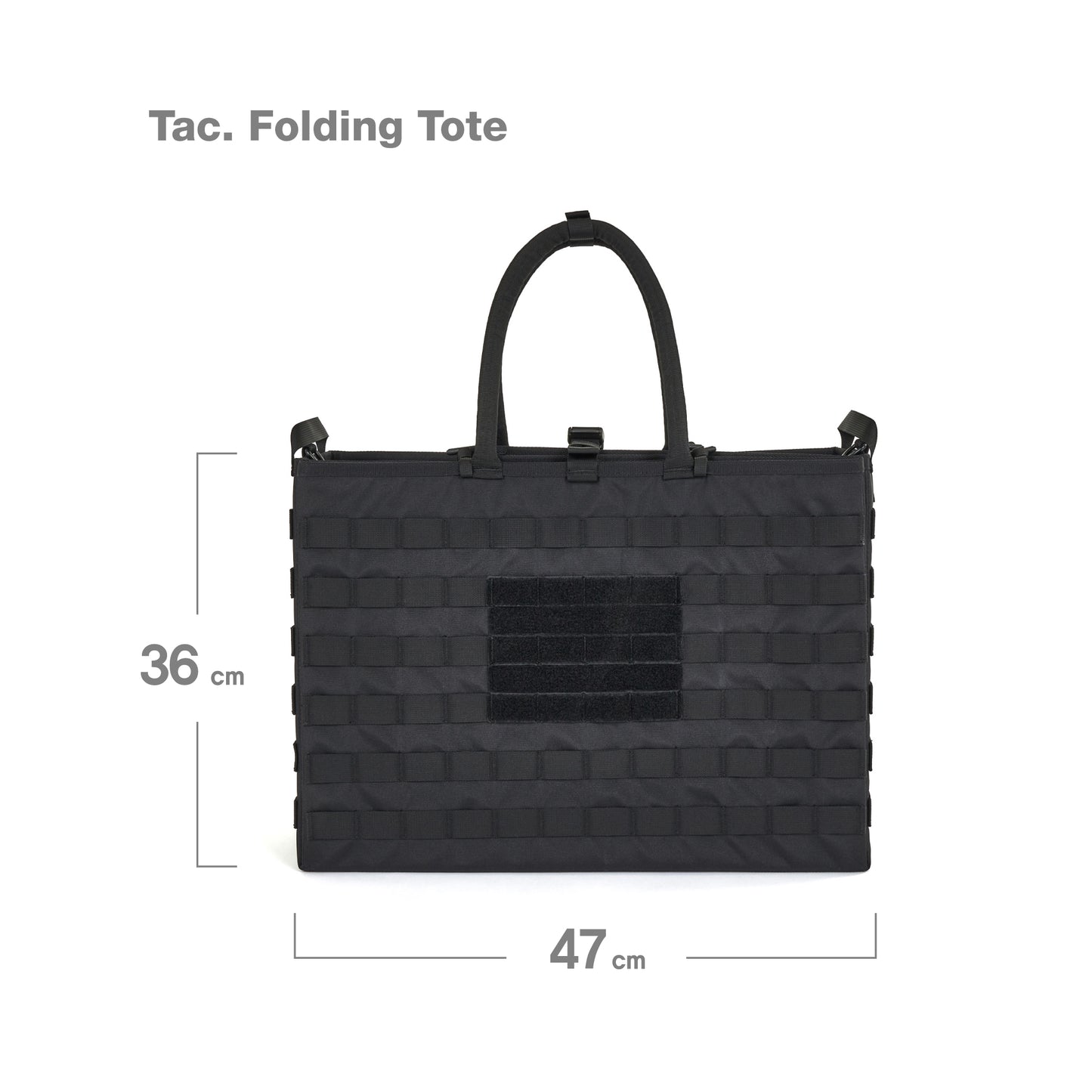 Tac. Folding Tote - Black