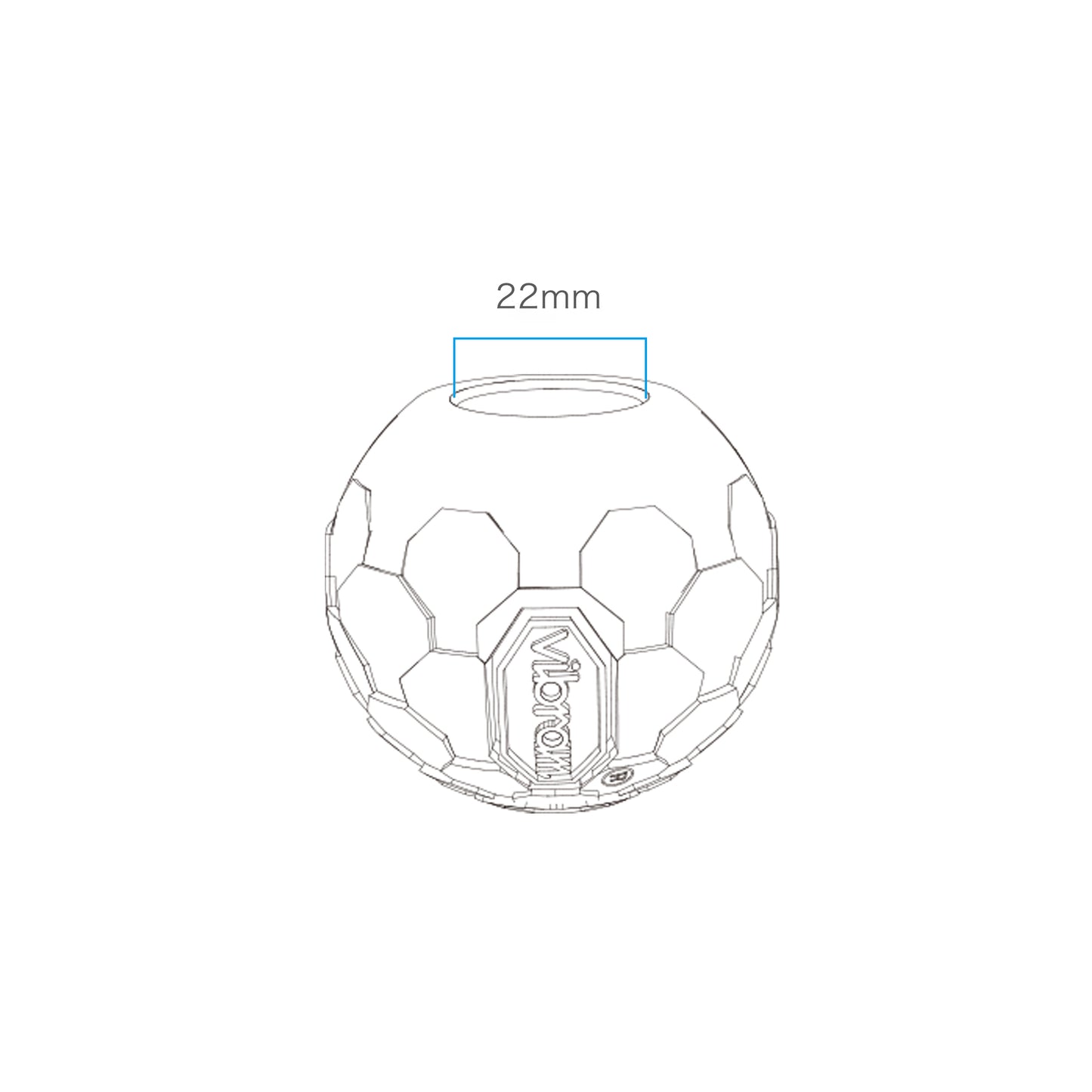 Vibram Ball Feet 45mm - Grey