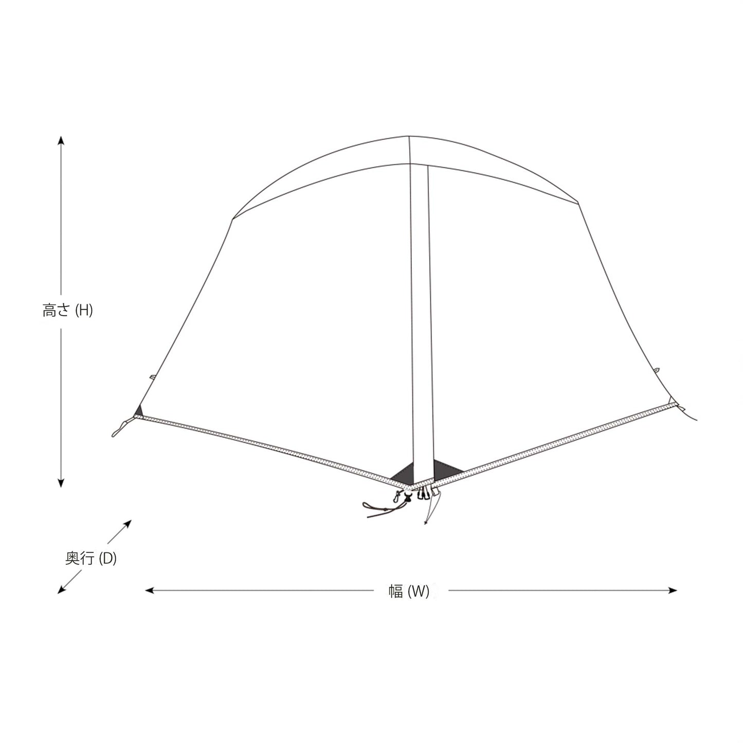 Tac. Cot Tent Solo Fly - Black