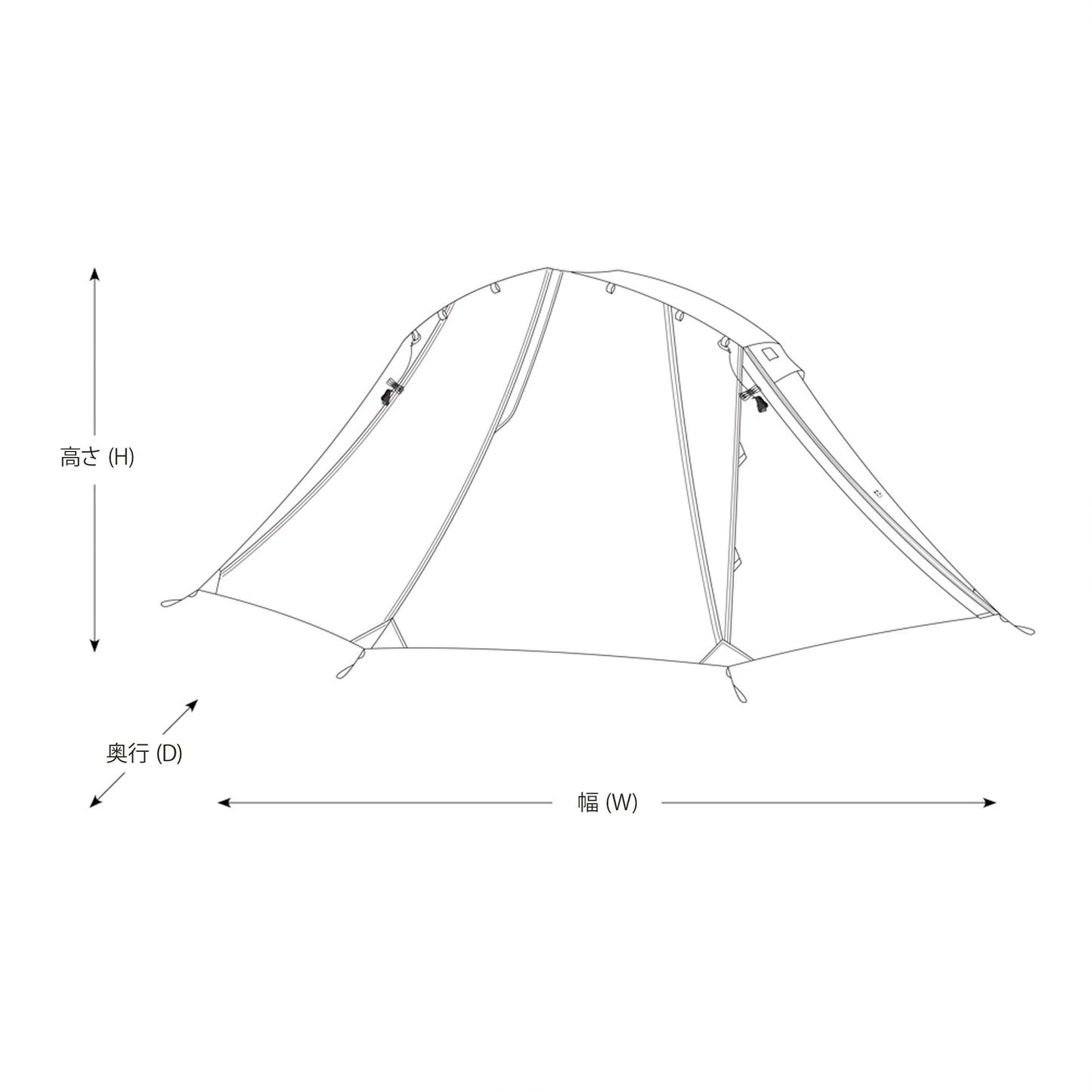 Tac. Cot Tent Solo High Tarp Fly - Military Tan