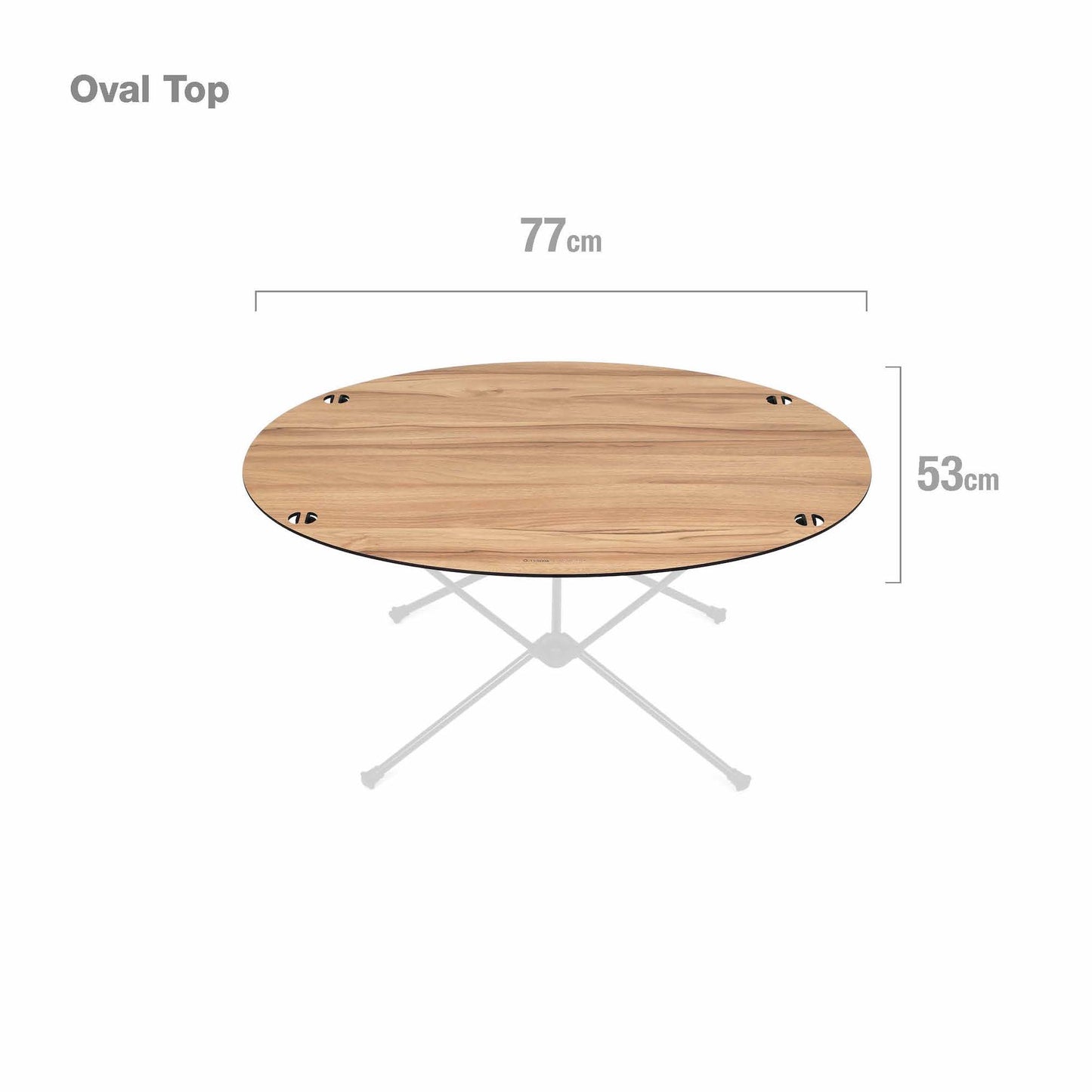 Oval Top - Classic Walnut