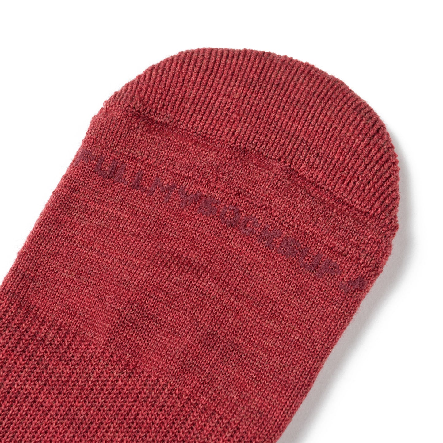 Winiche & Co. × Helinox Wool Slouch Socks - Red / Beige