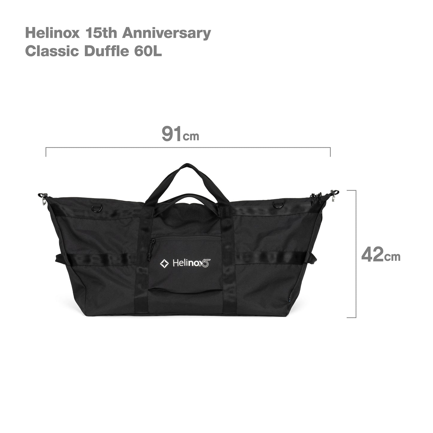 Helinox 15th Anniversary Classic Duffle 60L - Black