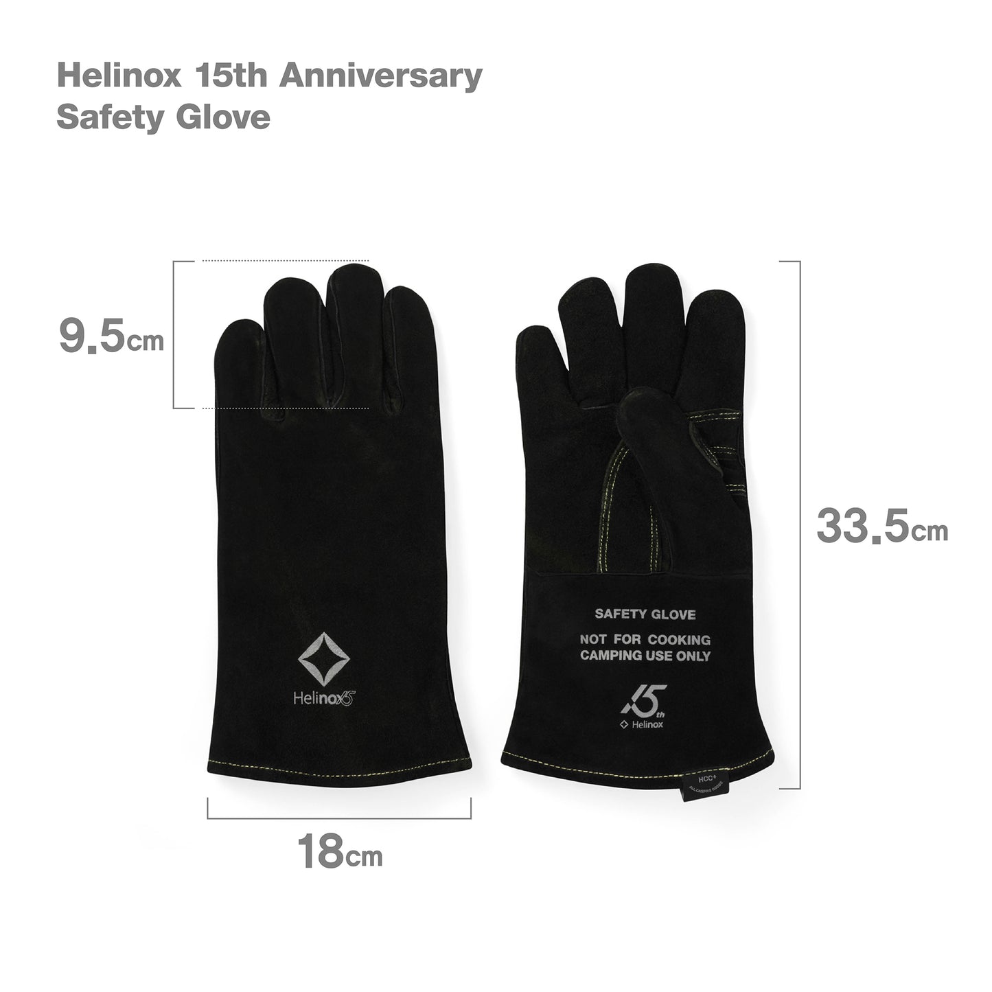 Helinox 15th Anniversary Safety Glove - Black