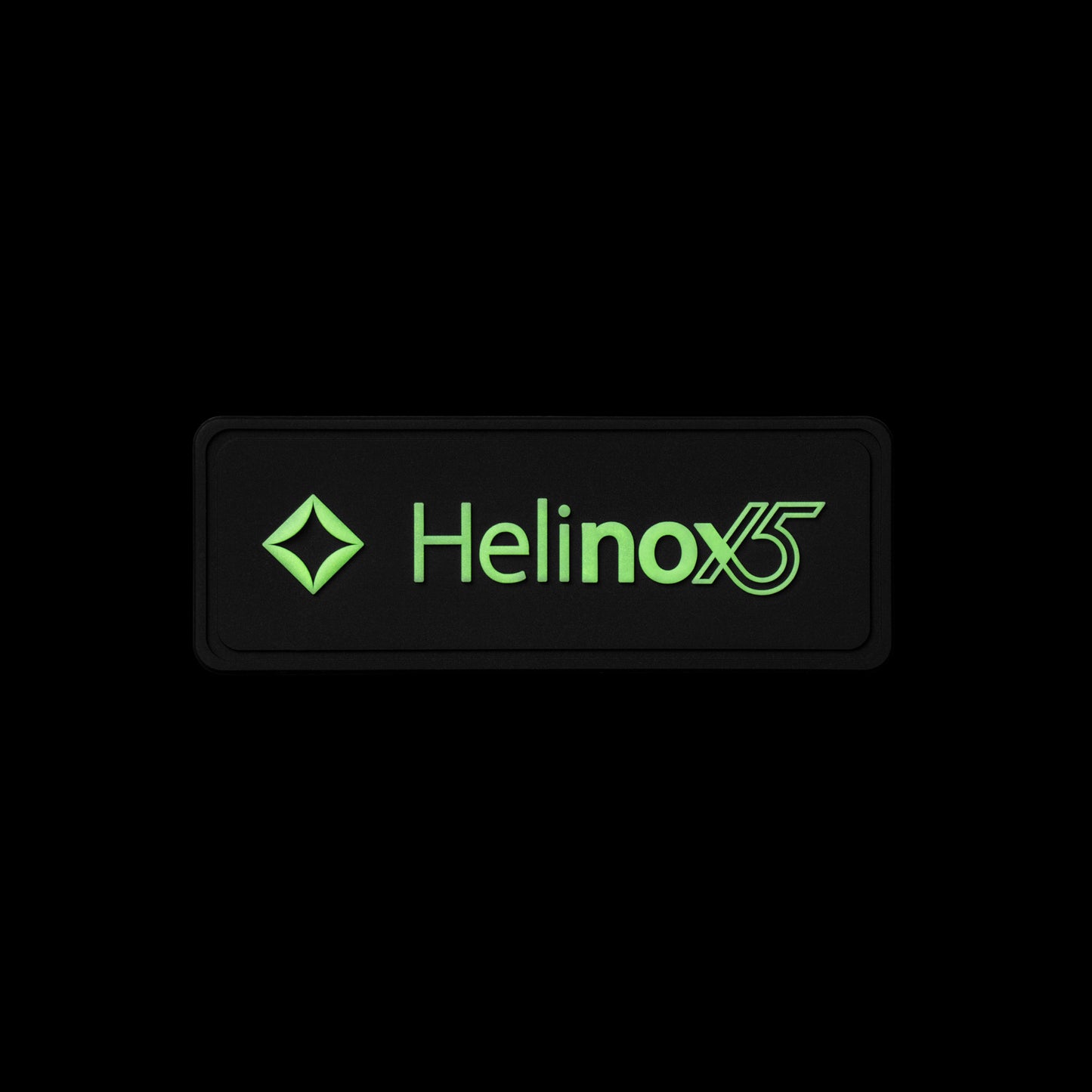 Helinox 15th Anniversary Silicon Patch(3ea/1set) - Black / Lumi