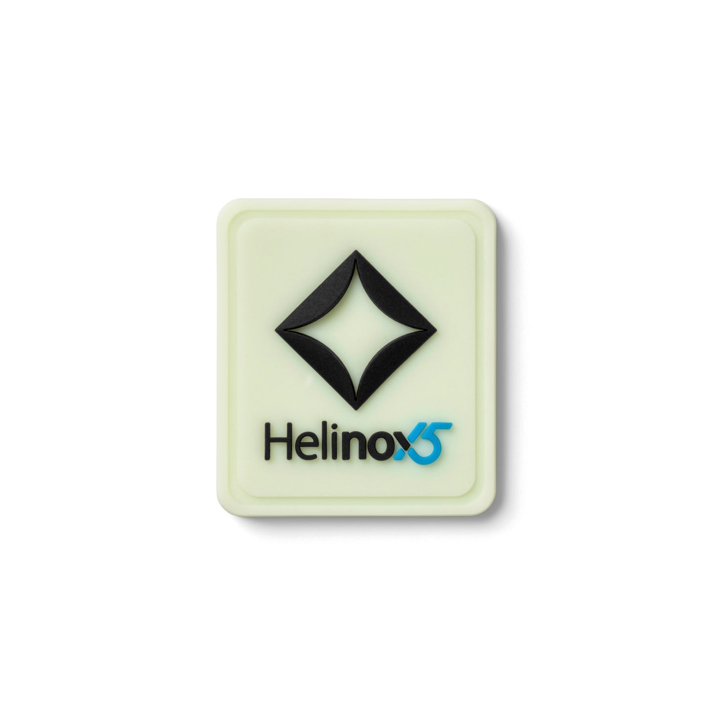 Helinox 15th Anniversary Silicon Patch(2ea/1set) - Lumi / Black/ Cyan C