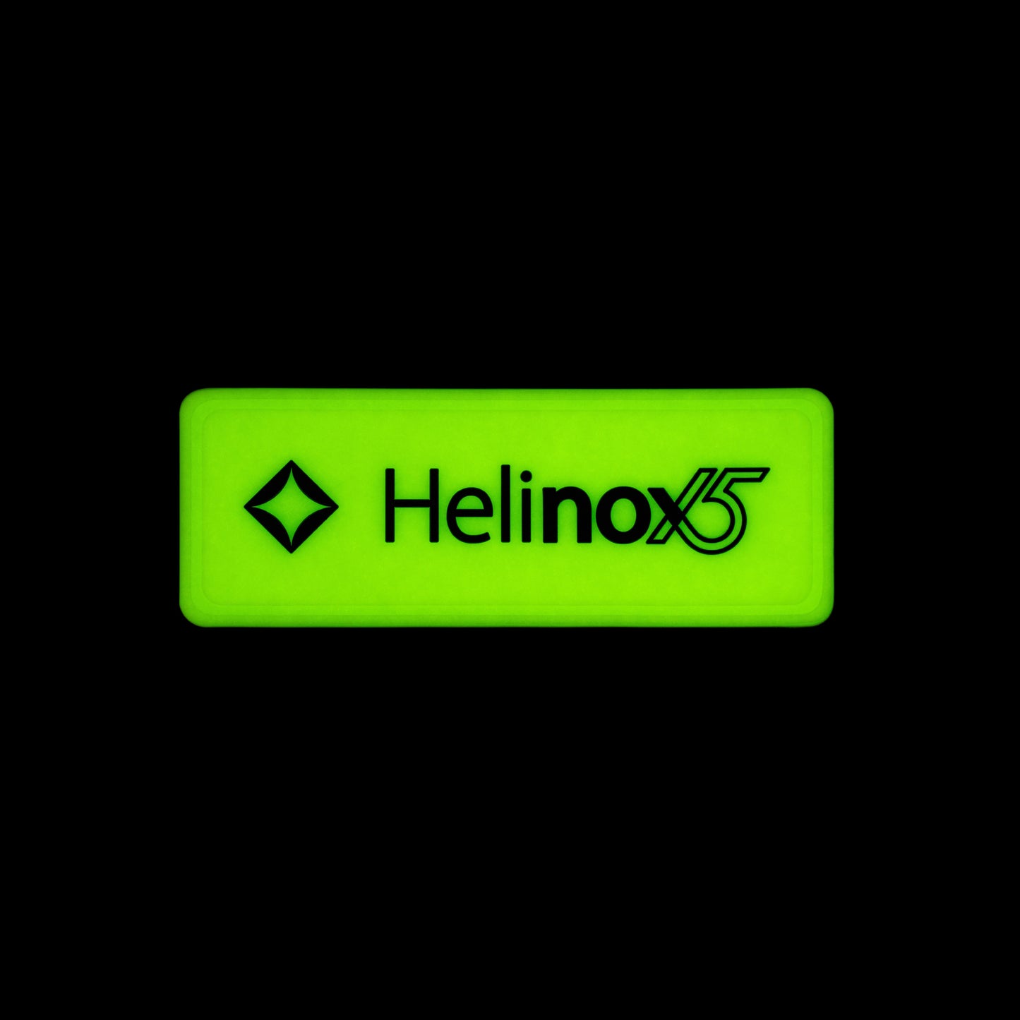 Helinox 15th Anniversary Silicon Patch(3ea/1set) - Lumi / Black