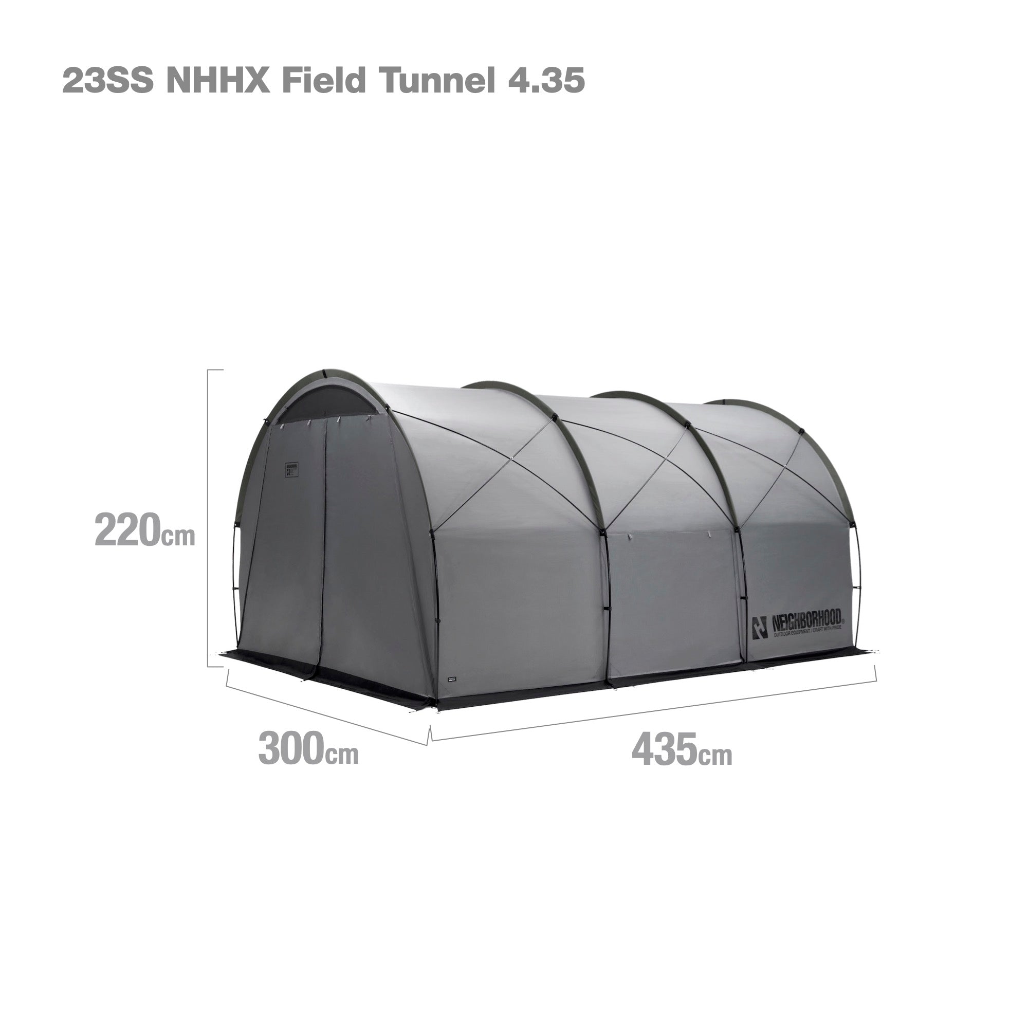 23SS NHHX Field Tunnel 4.35 - Gray – HCC TOKYO - Helinox Creative Center  Tokyo