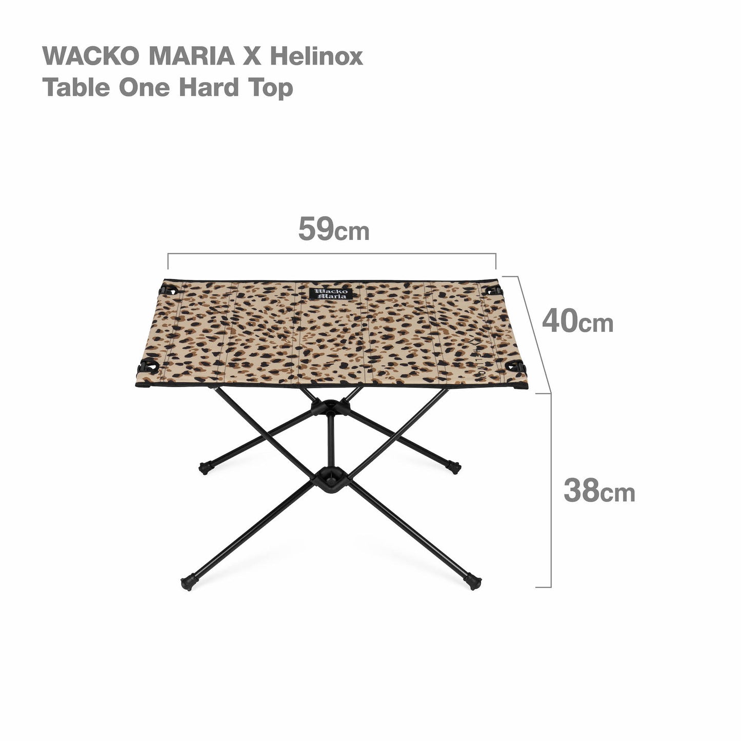 WACKO MARIA x Helinox Table One Hard Top - Beige