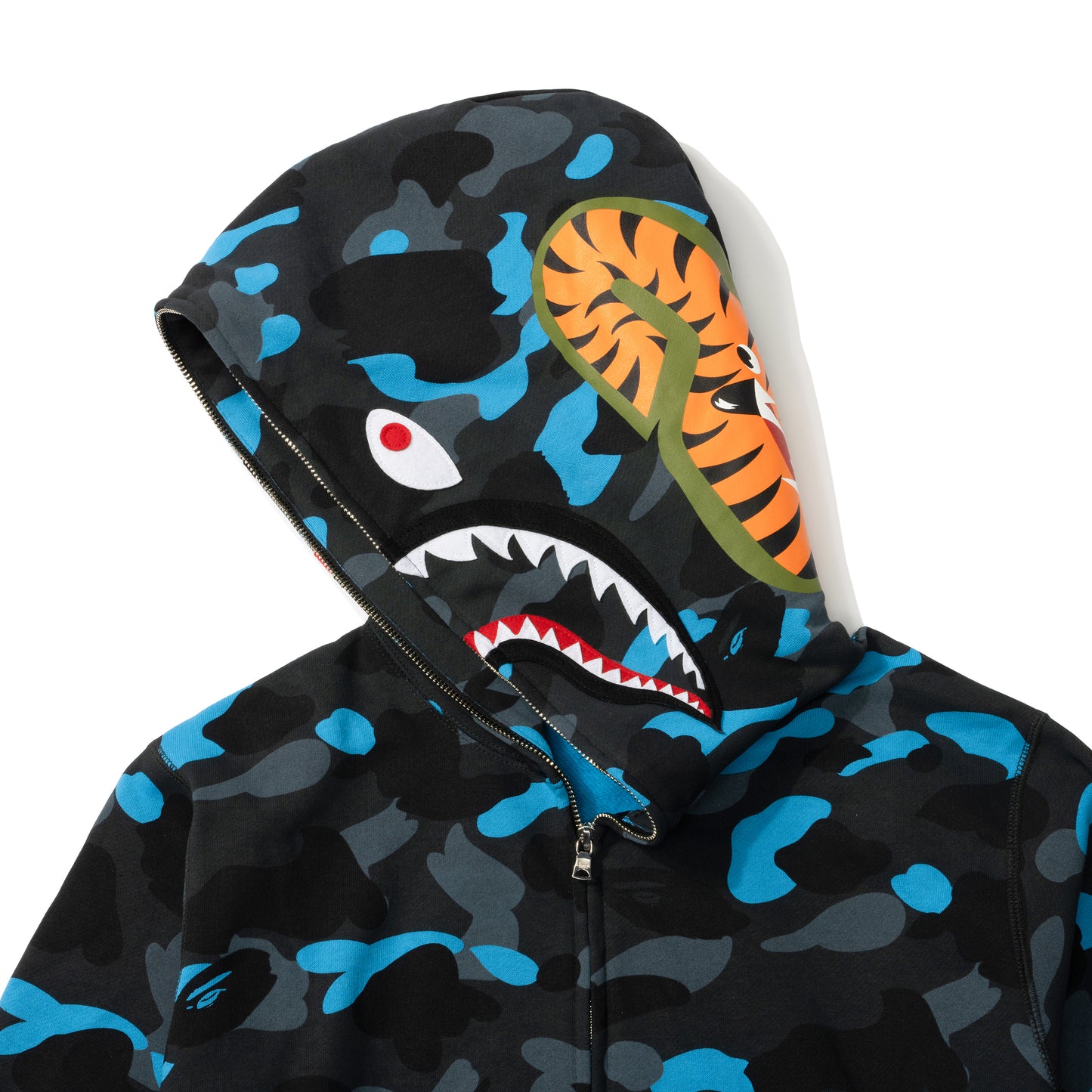 Helinox 15th Anniversary x BAPE Shark Full Zip Hoodie - Black