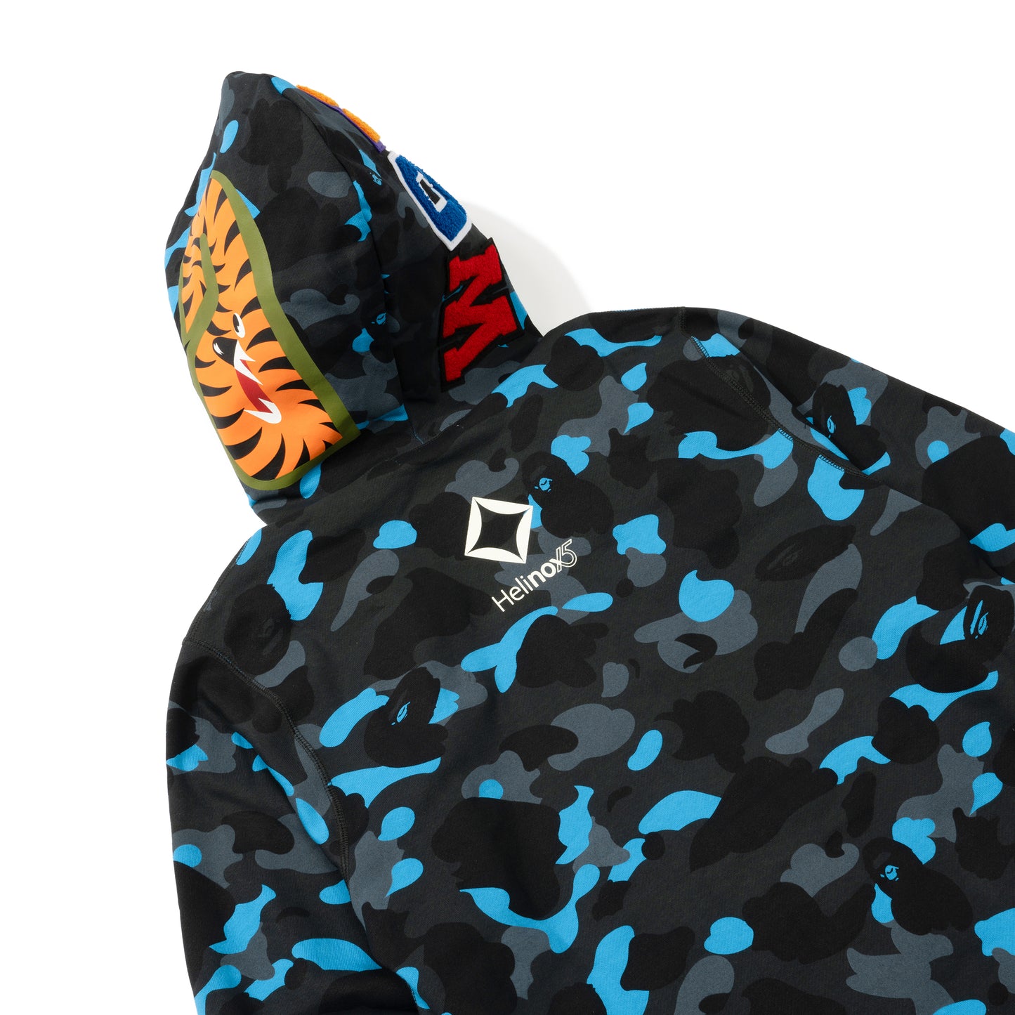 Helinox 15th Anniversary x BAPE Shark Full Zip Hoodie - Black