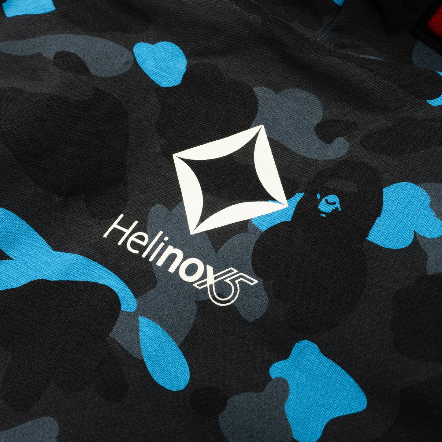 Helinox 15th Anniversary x BAPE Shark Full Zip Hoodie - Black