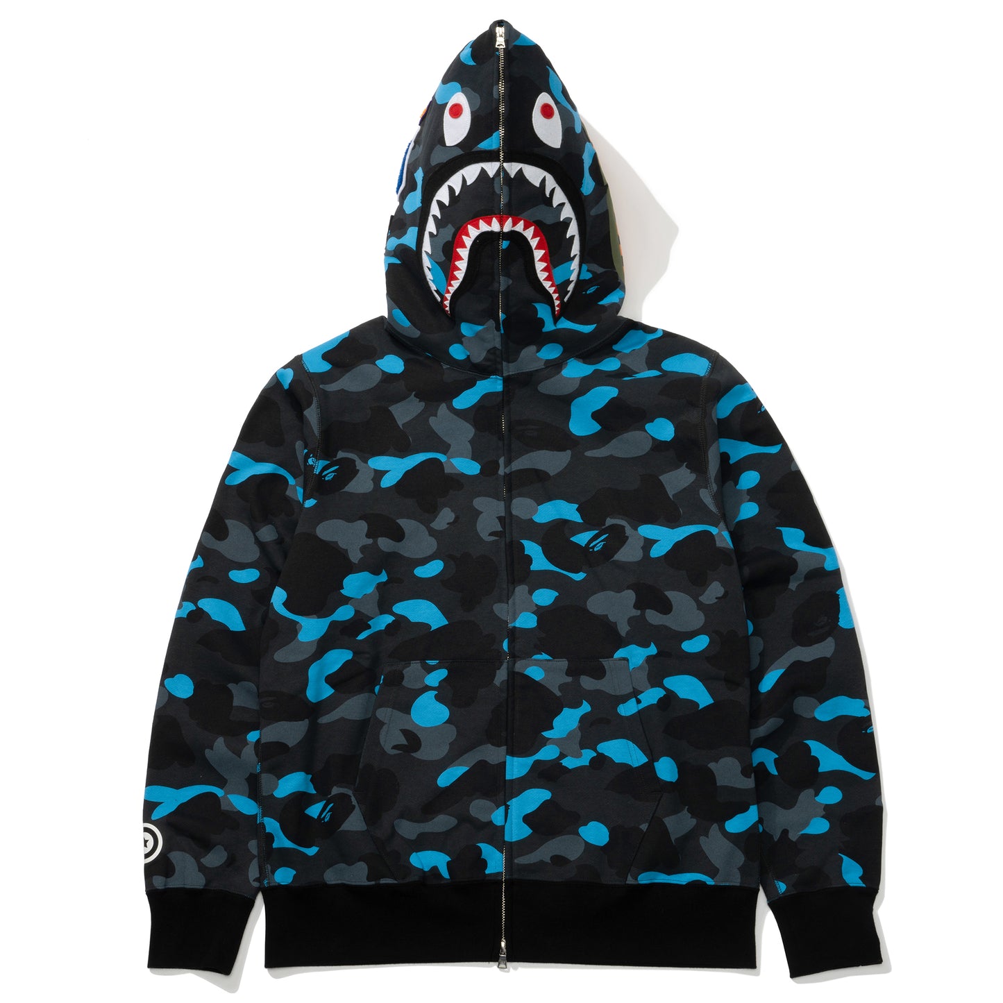 Helinox 15th Anniversary x BAPE Shark Full Zip Hoodie - Black