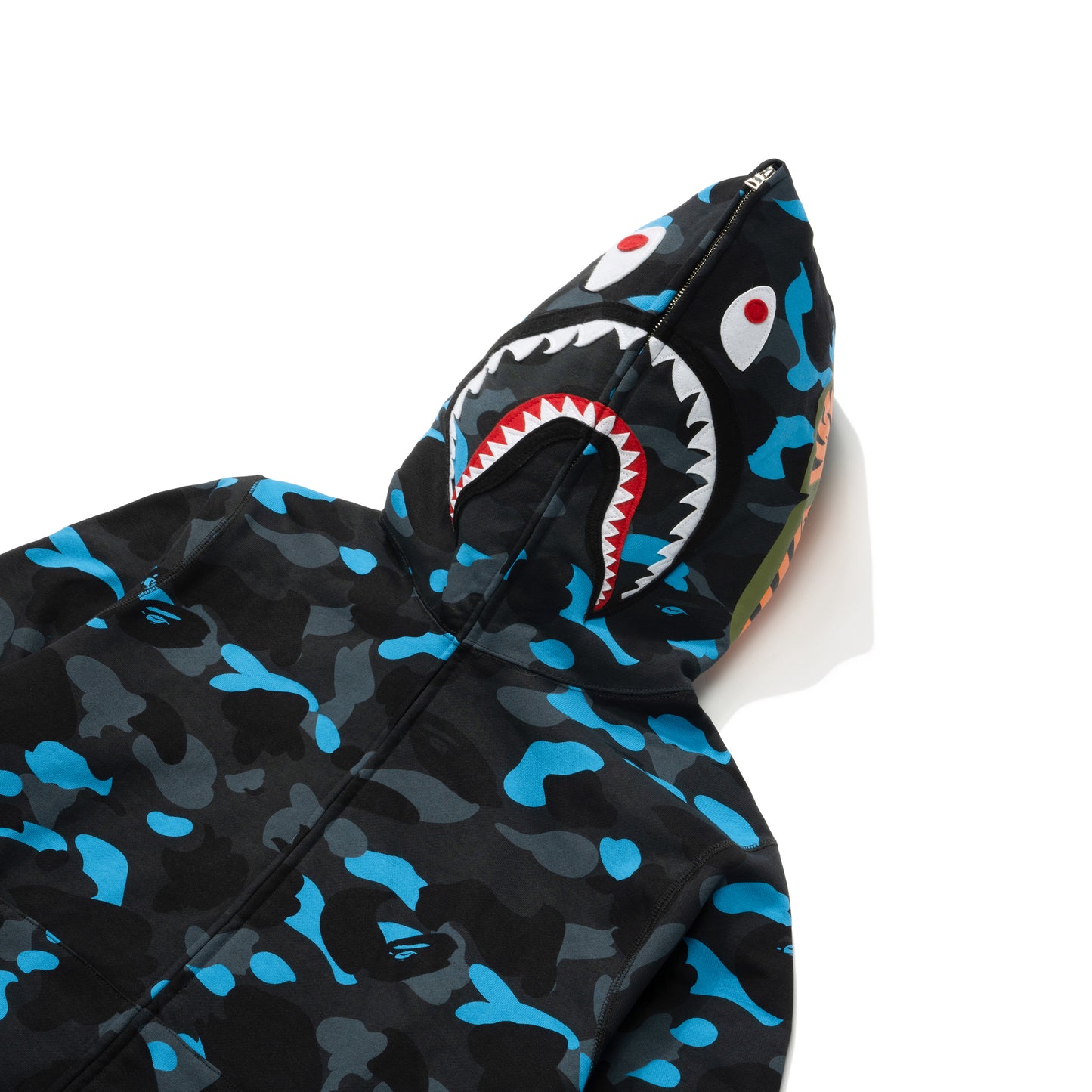 Helinox 15th Anniversary x BAPE Shark Full Zip Hoodie - Black