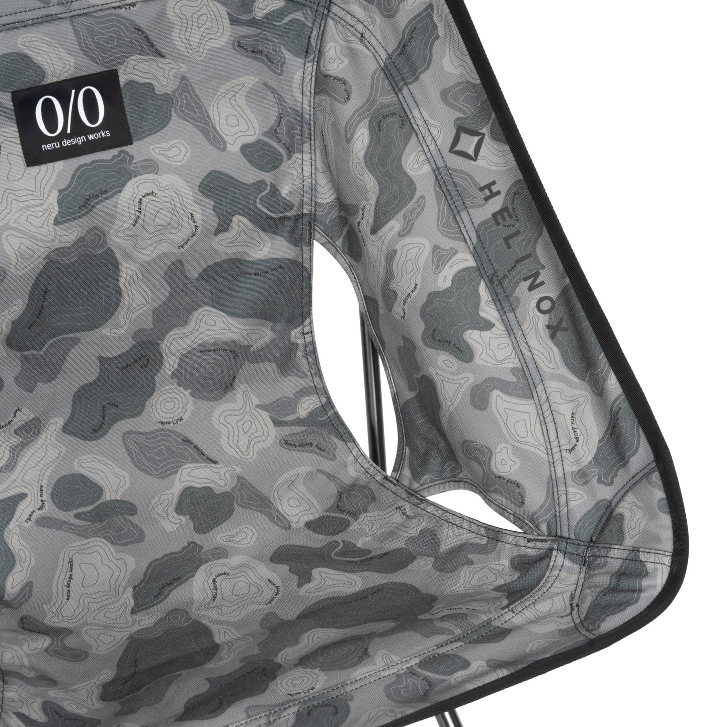 neru design works × Helinox Chair One (re)  - TOPO camo Gray