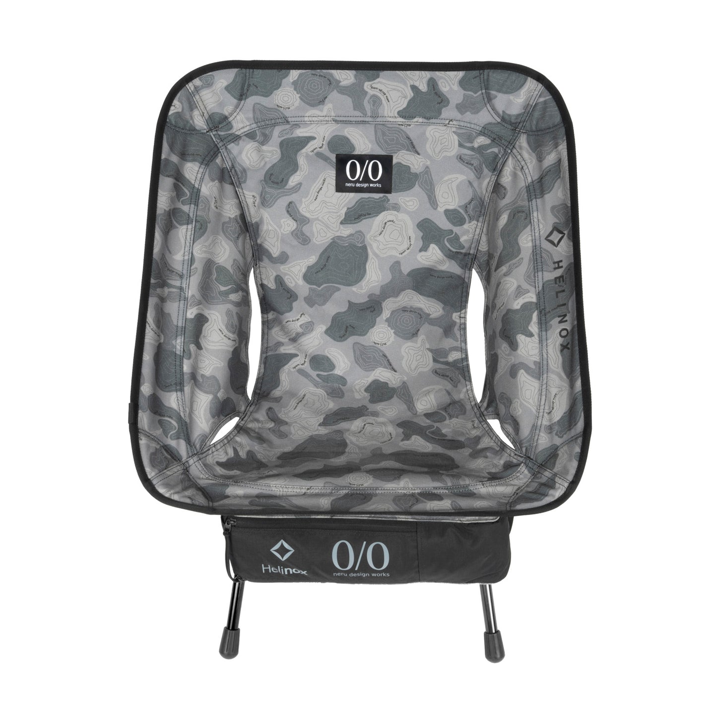 neru design works × Helinox Chair One (re)  - TOPO camo Gray