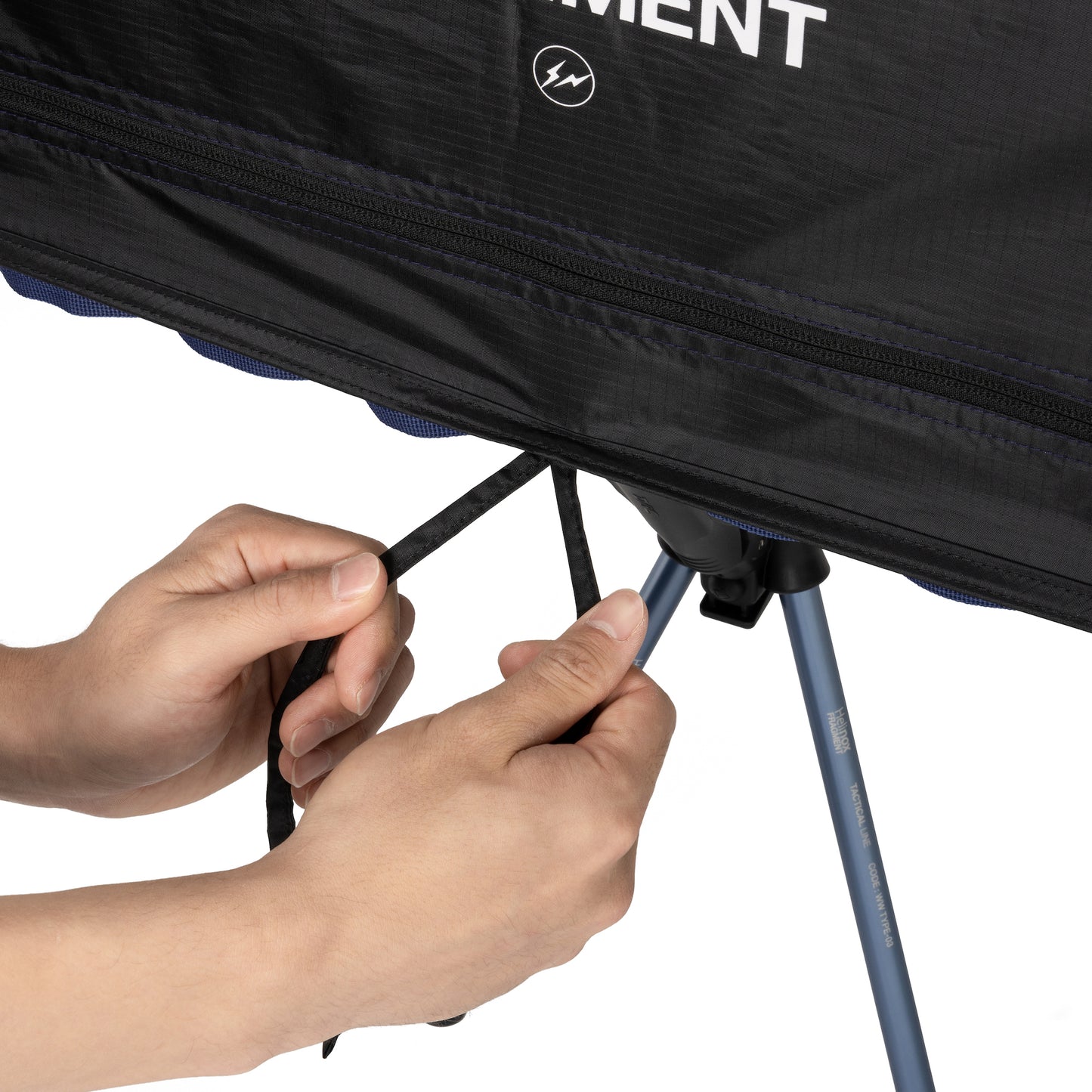 fragment design × Helinox Tac. Cot Tent Solo Inner Tent  (mesh) - Black & Navy