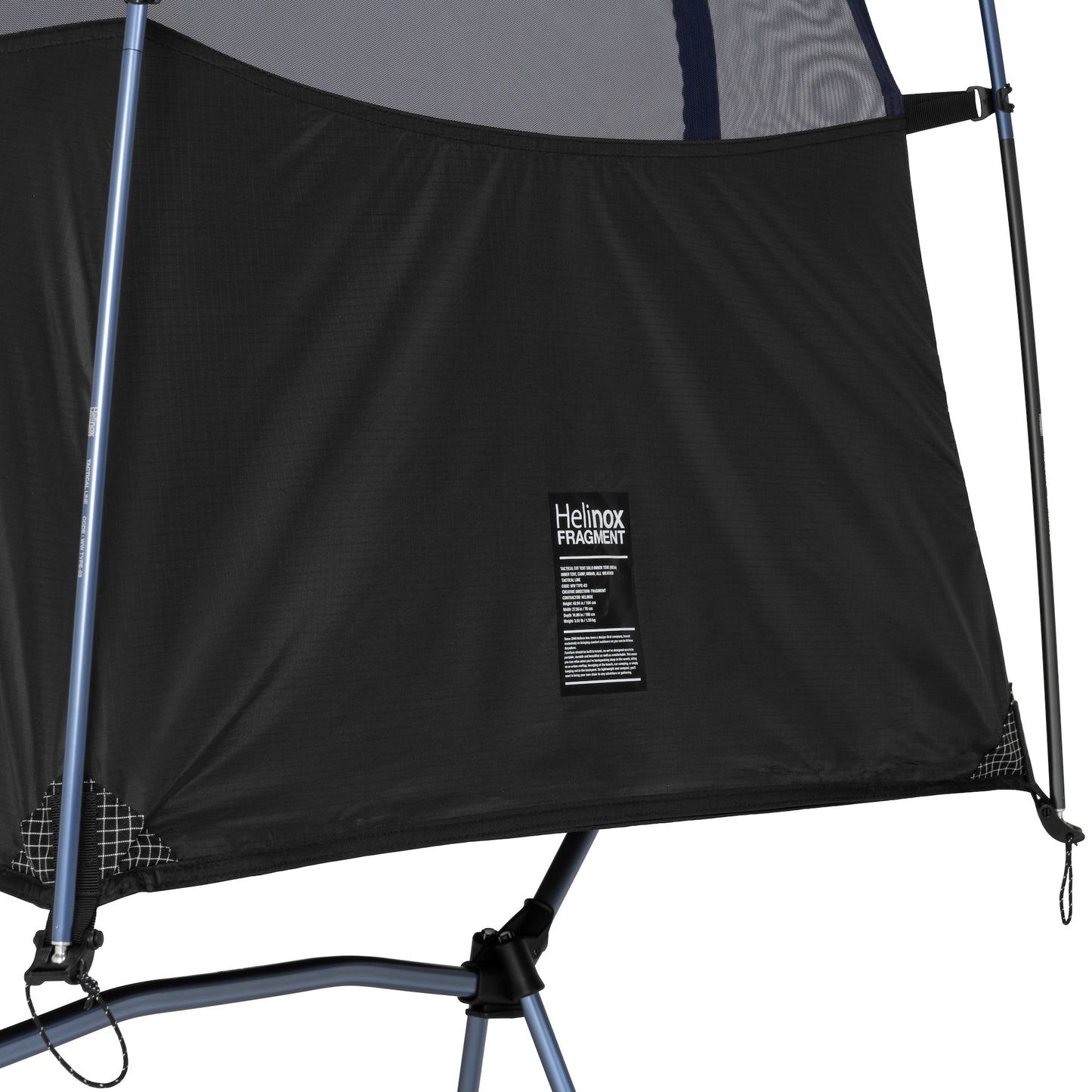 fragment design × Helinox Tac. Cot Tent Solo Inner Tent  (mesh) - Black & Navy