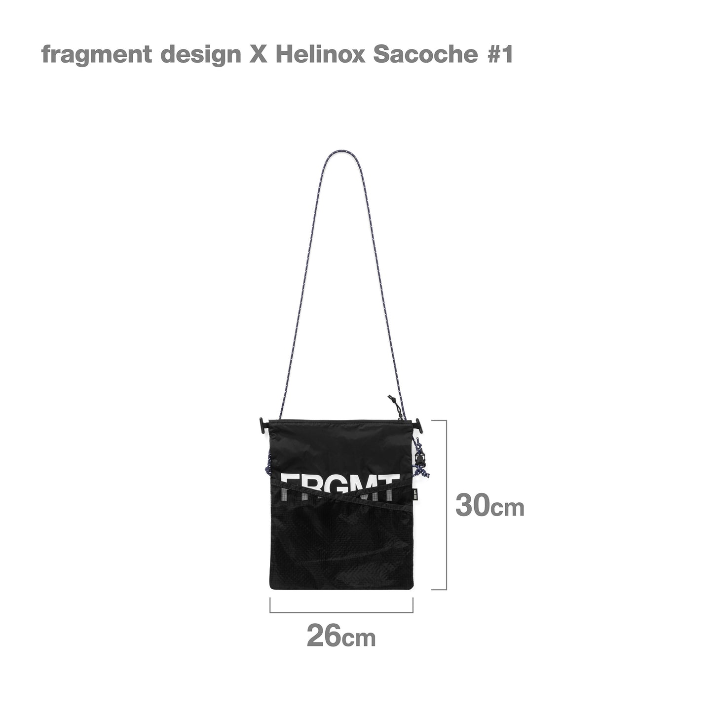 fragment design × Helinox Sacoche #1 - Black