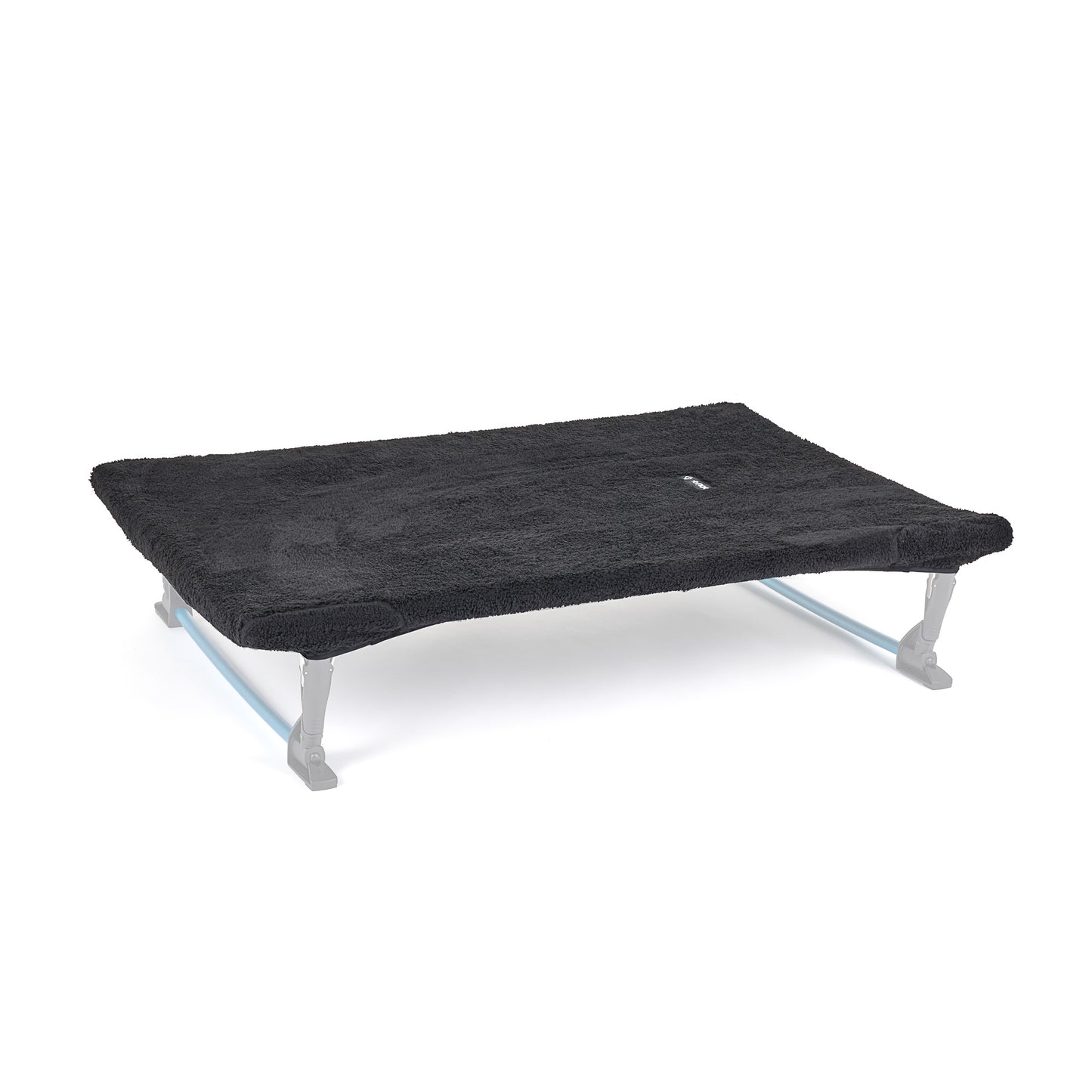 Fleece Insulated Dog Cot Cover L - Black