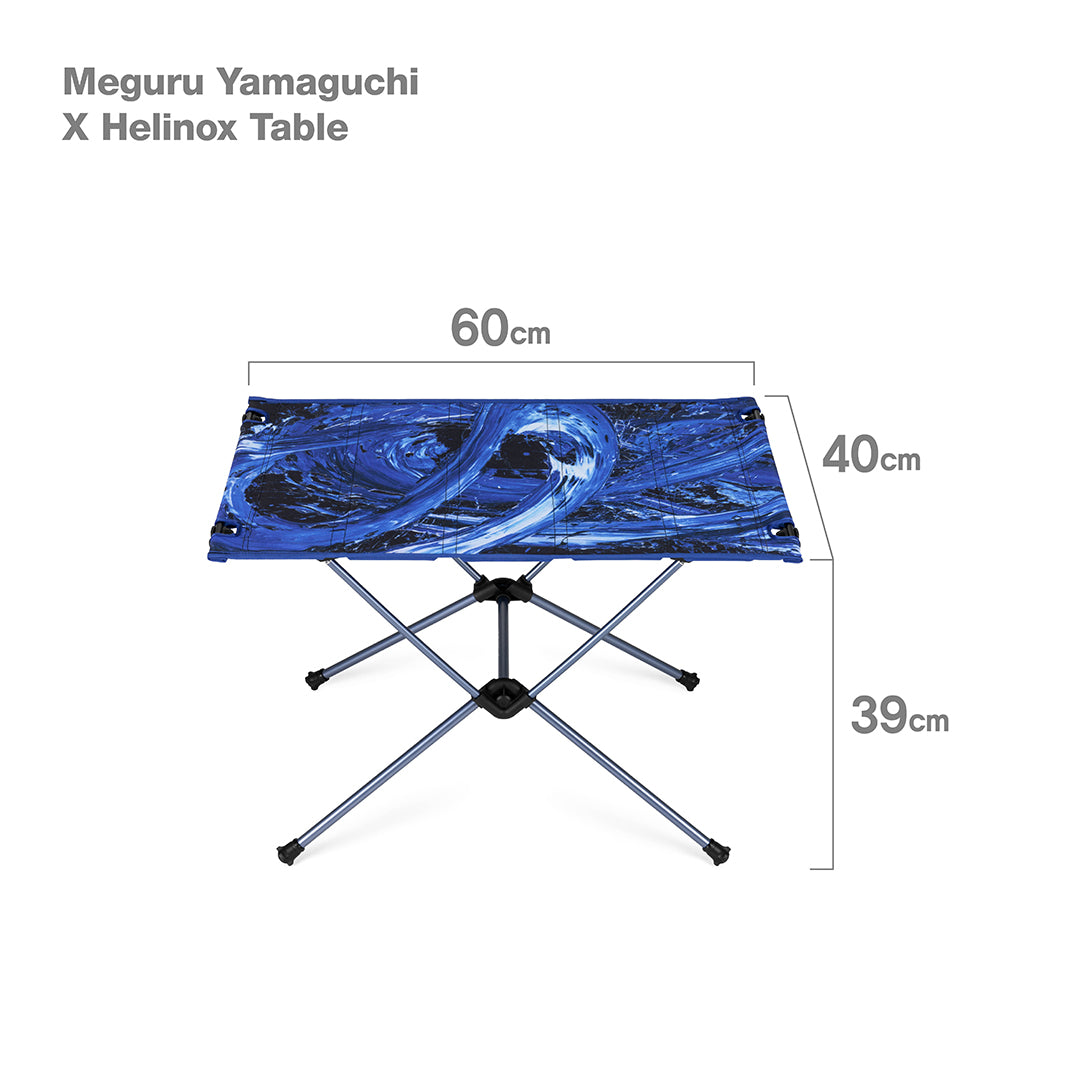 Meguru Yamaguchi × Helinox Table One Hard Top - Blue