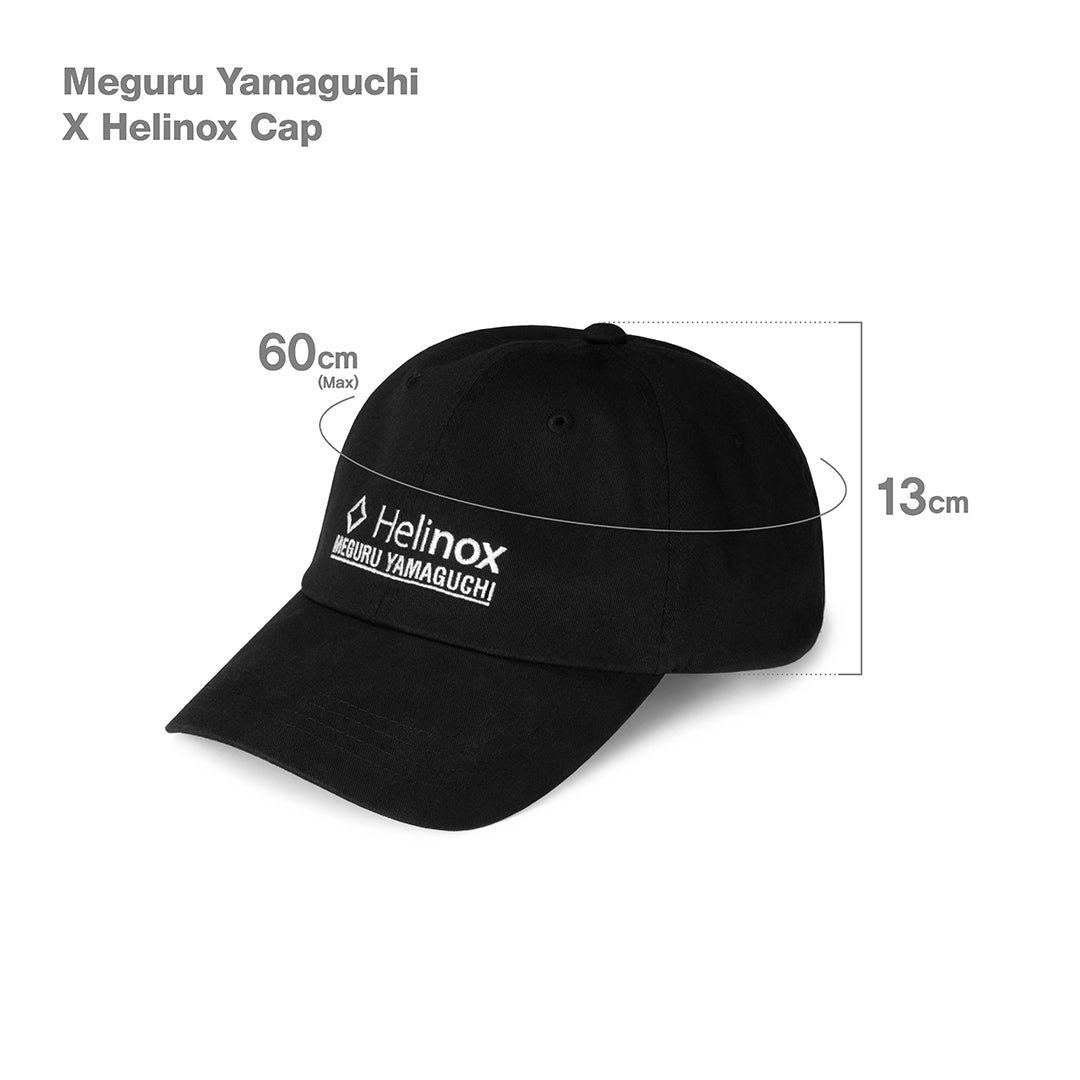 Meguru Yamaguchi × Helinox Cap - Black