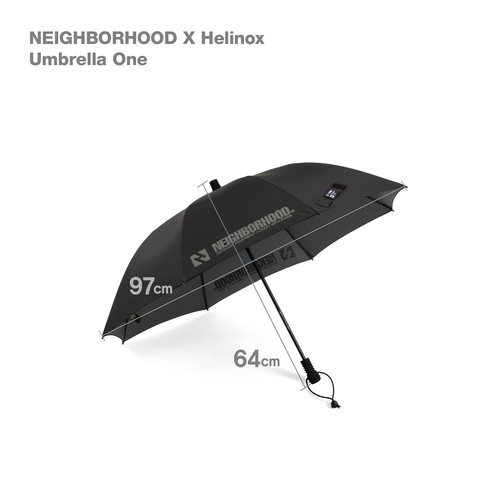 23SS NHHX Umbrella One - Black