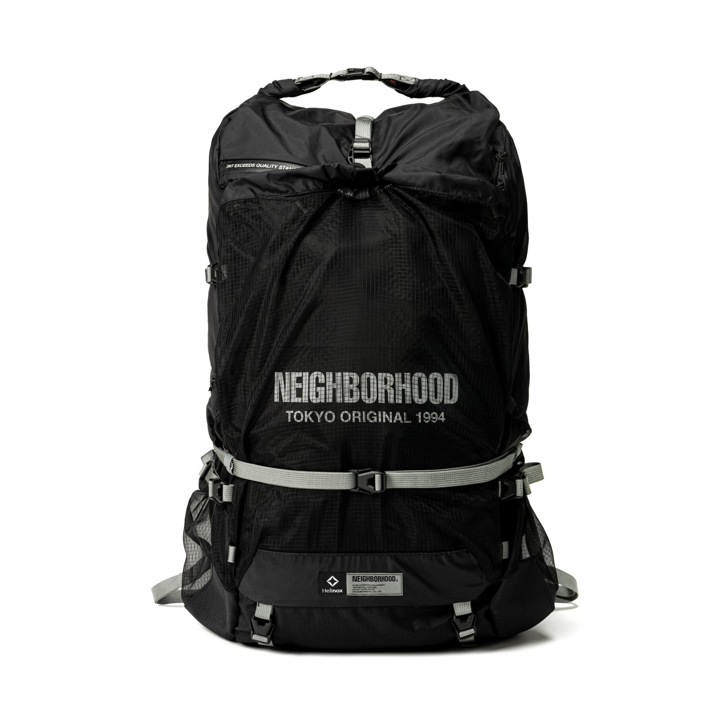 26SS NHHX Lite Roll Top Backpack - Black