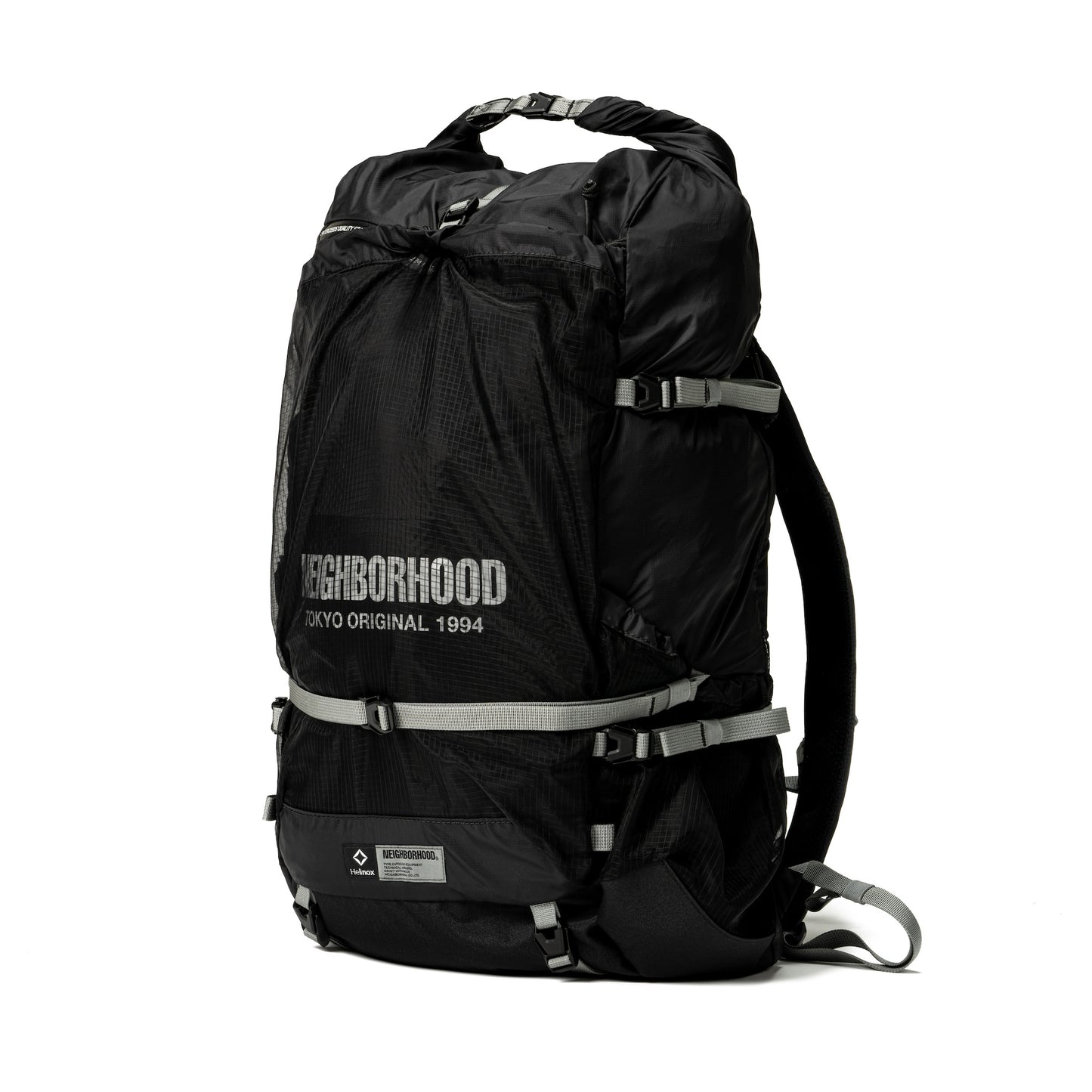 26SS NHHX Lite Roll Top Backpack - Black